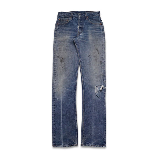 1980s Levi 501 "Oil Stains" Size: 28W/34L