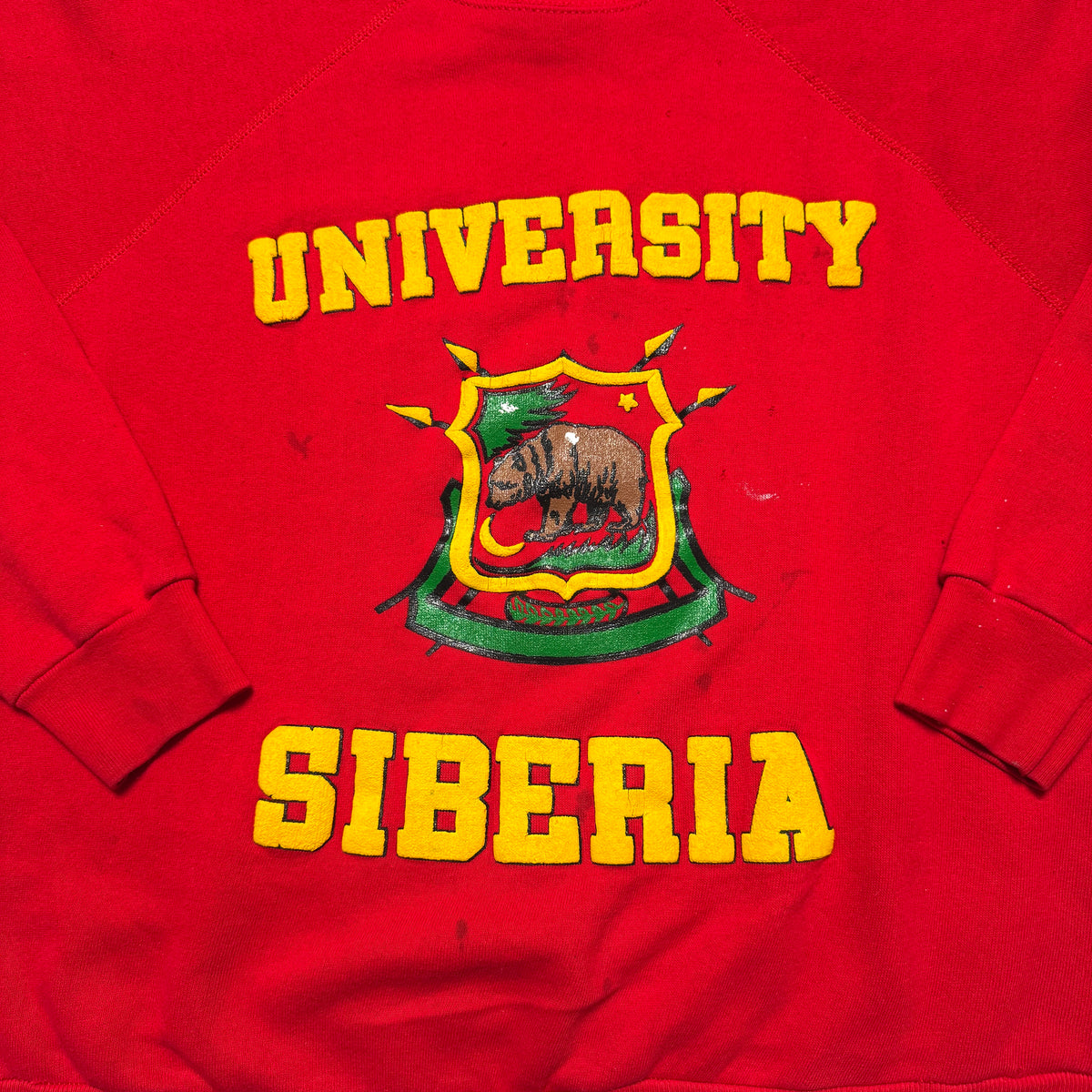 1980s University Of Siberia Sweatshirt Size: L