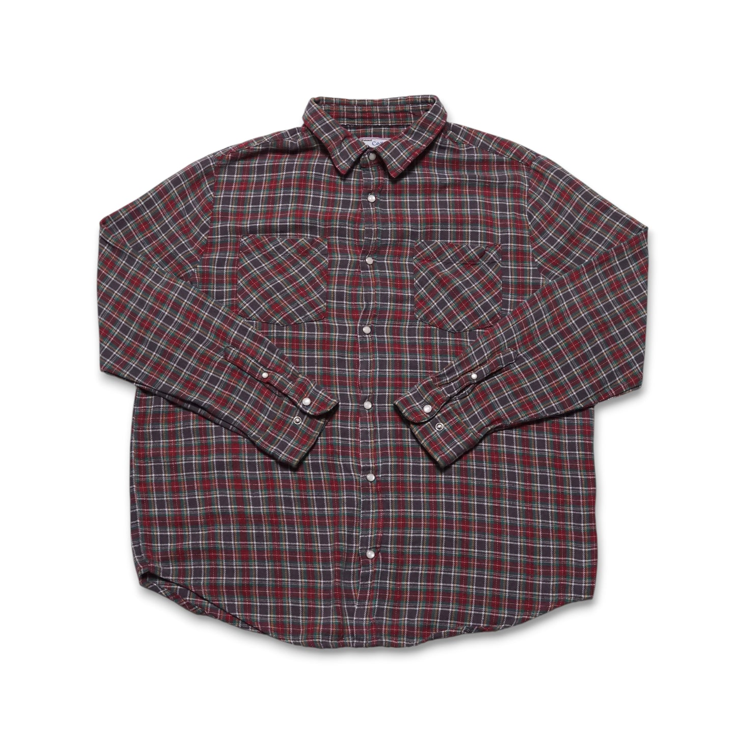 1980s Cotton Flannel Size: L/XL
