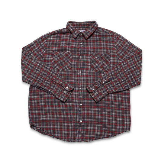 1980s Cotton Flannel Size: L/XL