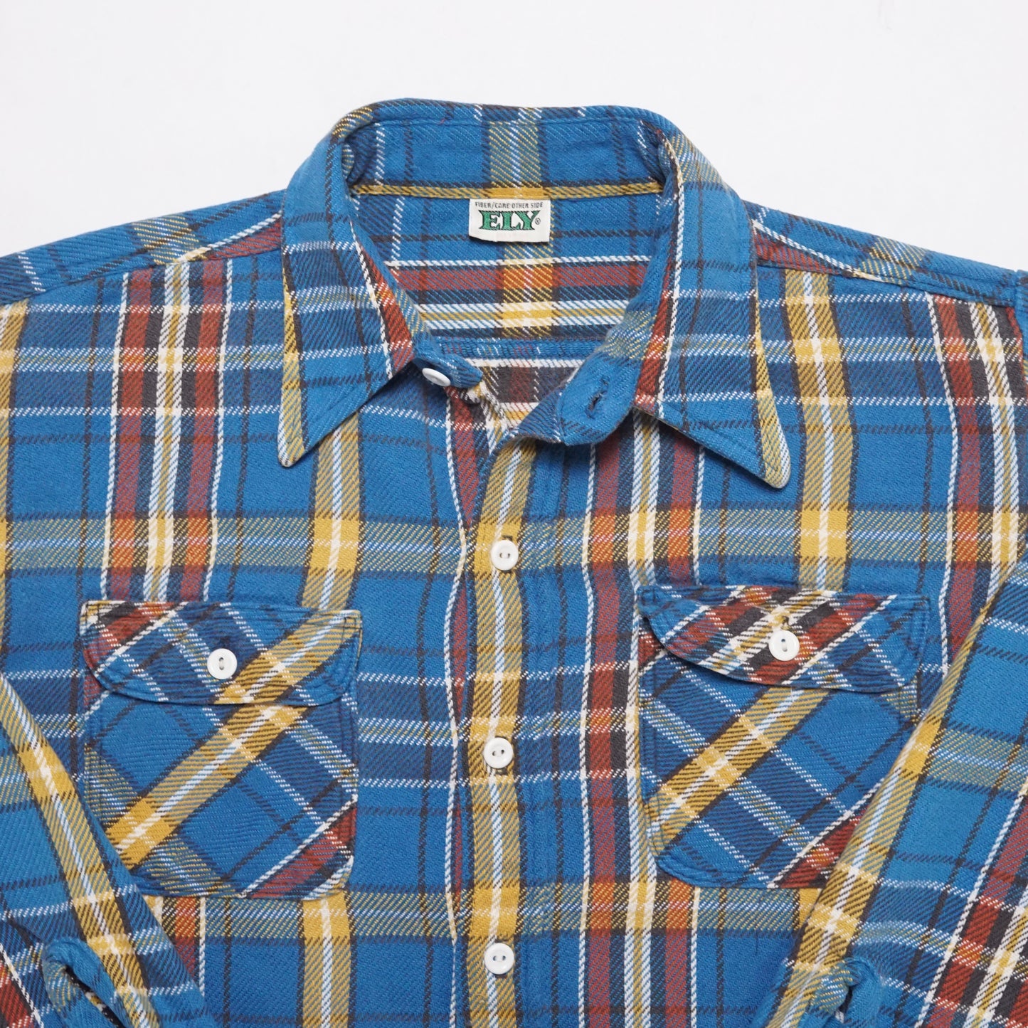 1970s Ely Cotton Flannel Size: M/L