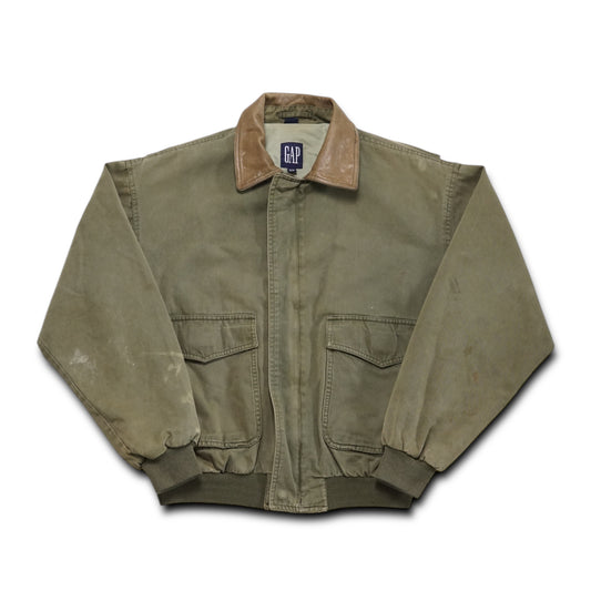 1990s GAP Bomber Jacket "Faded" Size: M