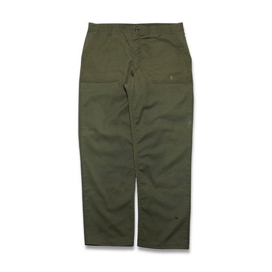 1970s Military OG-507 Fatigue Pant Size: 38W/30L