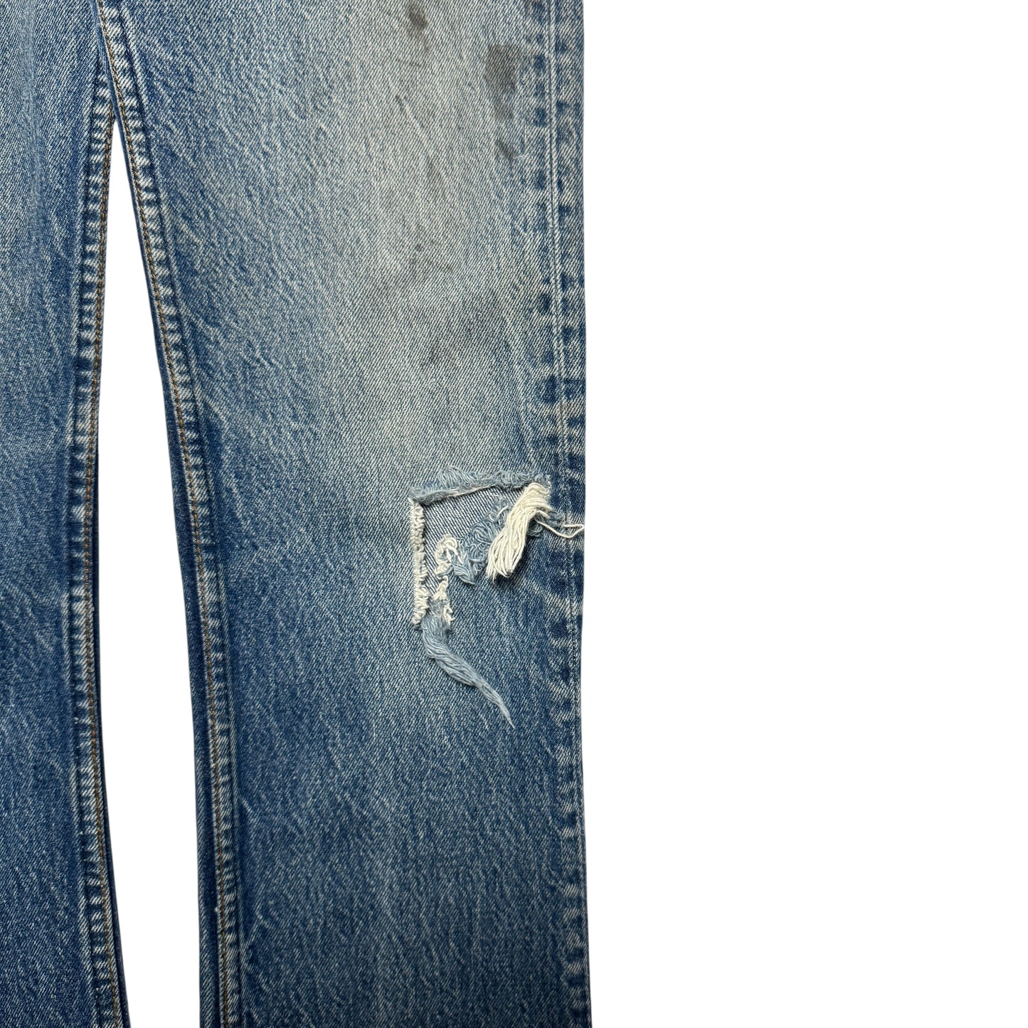 1980s Levi 501 "Oil Stains" Size: 28W/34L