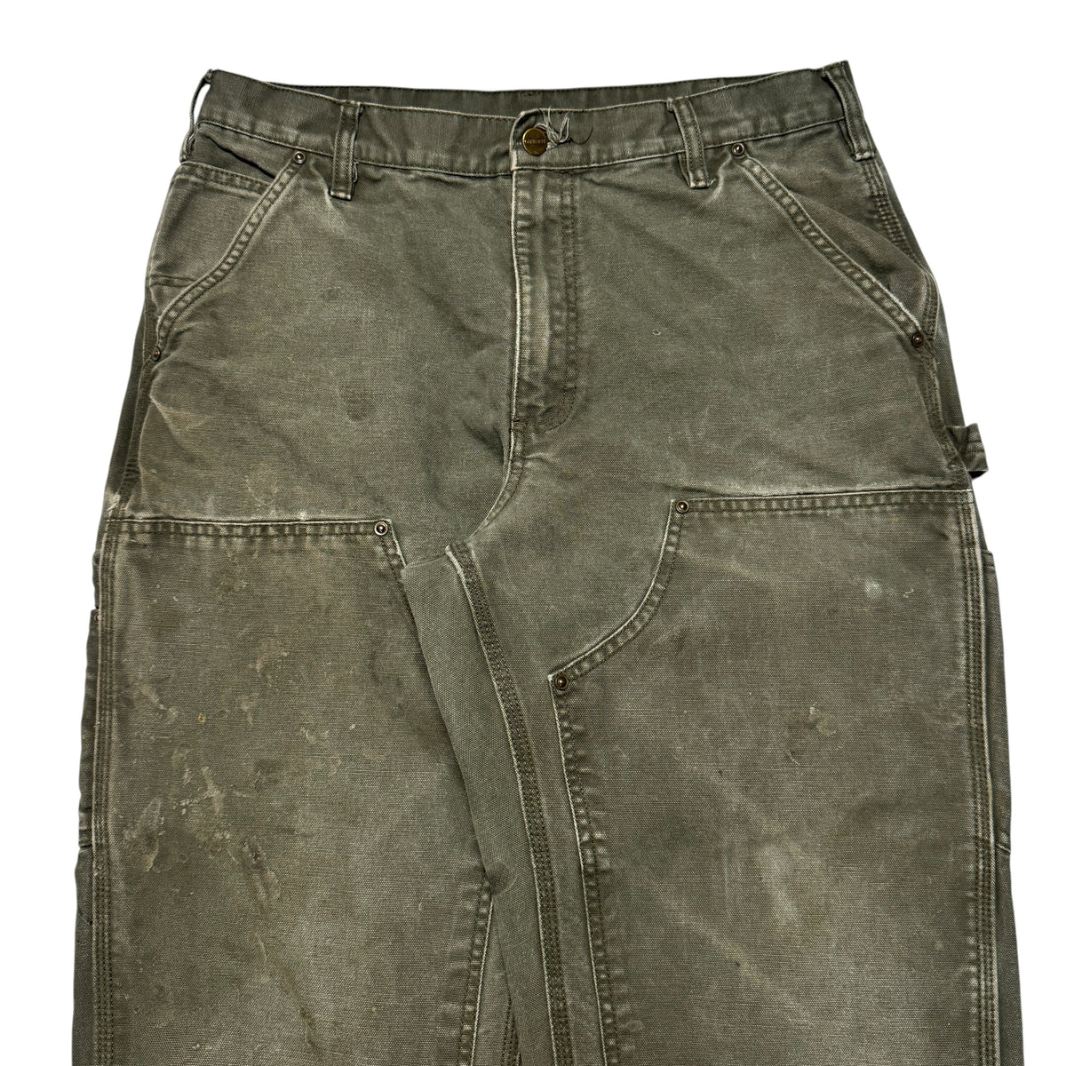 2000s Carhartt Double Knee “Moss” Size: 34W/31L