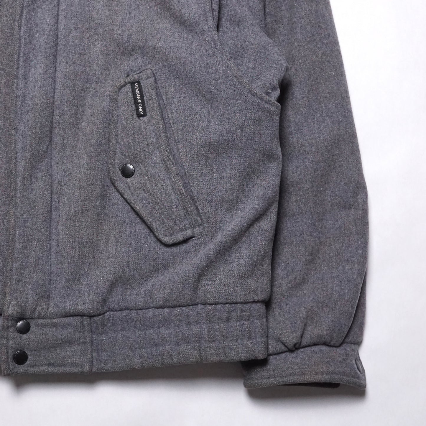 1980s Members Only Wool Bomber Jacket Size: M/L