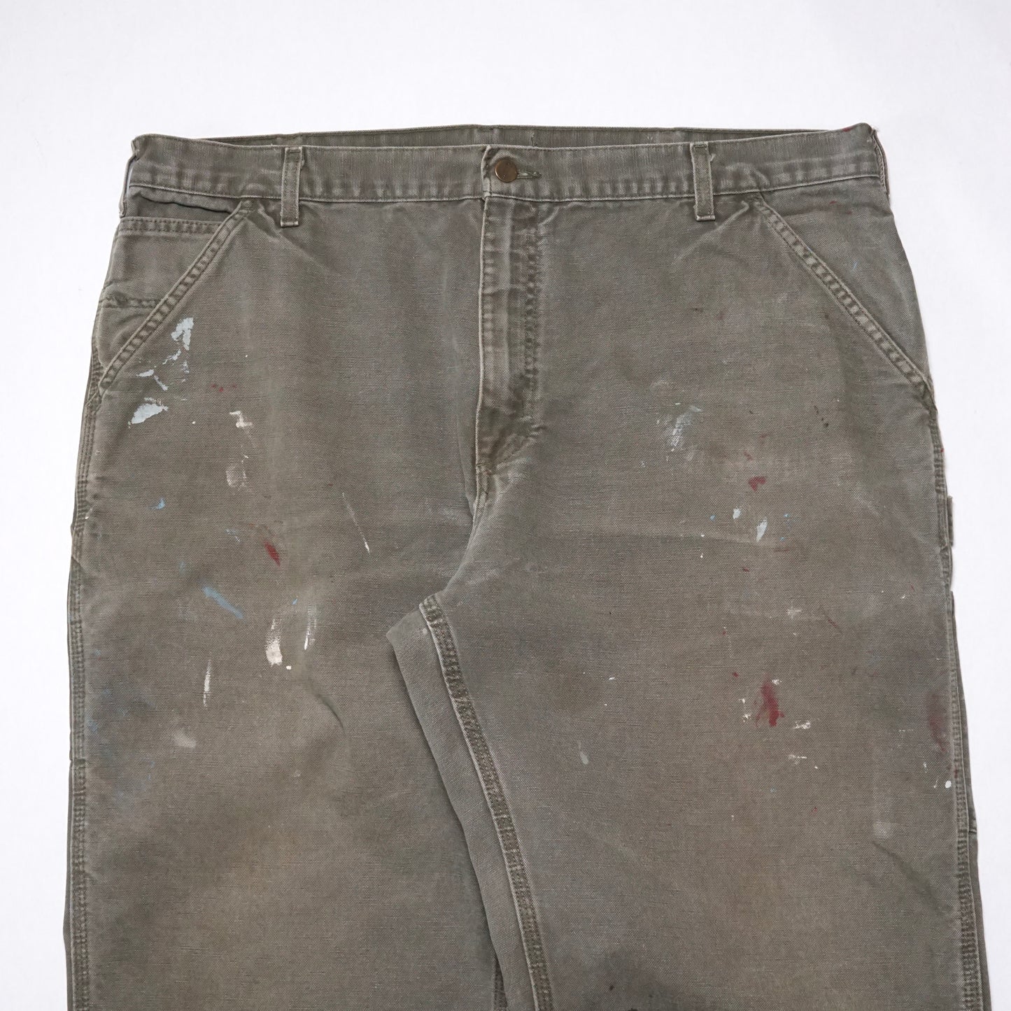 2000s Carhartt Carpenter Pant "Olive" Size: 41W/30L