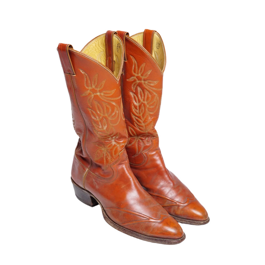 1970s Western Cowboy Boot Size: 9M