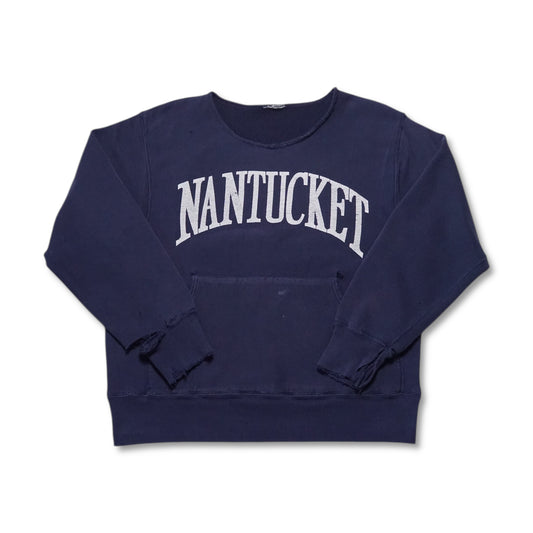 1990s Sweatshirt "Thrashed" Size: L/XL