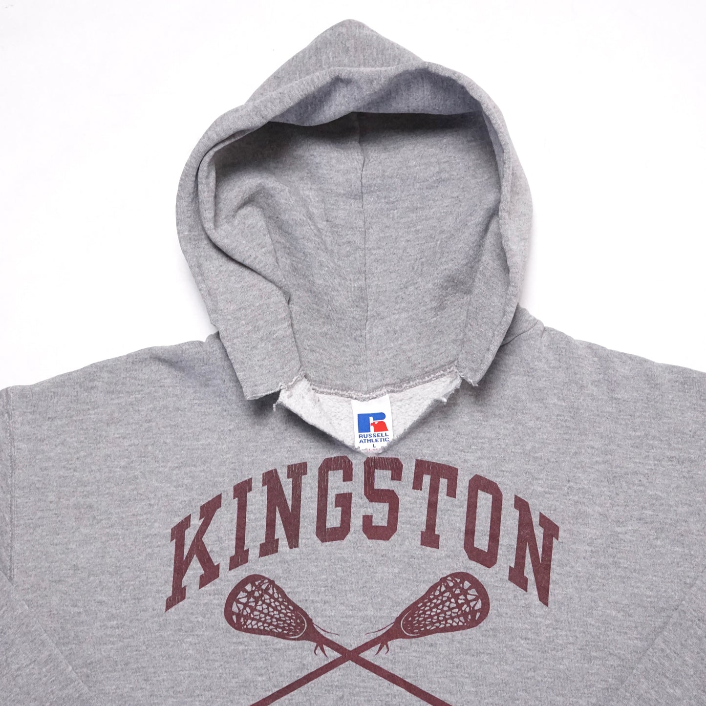 1990s Russell Athletic Hoodie "Kingston" Size: L