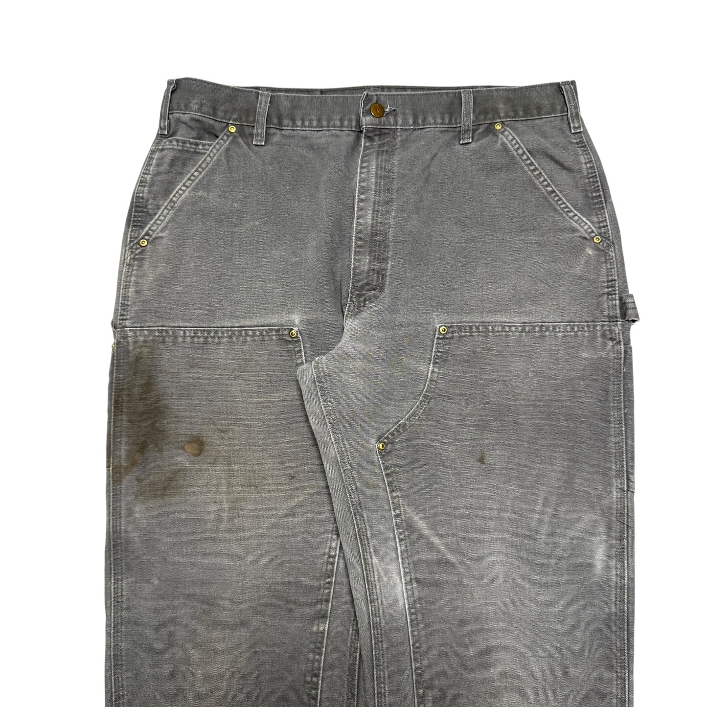 2000s Carhartt Double Knee "Grey" Size:36W/32L