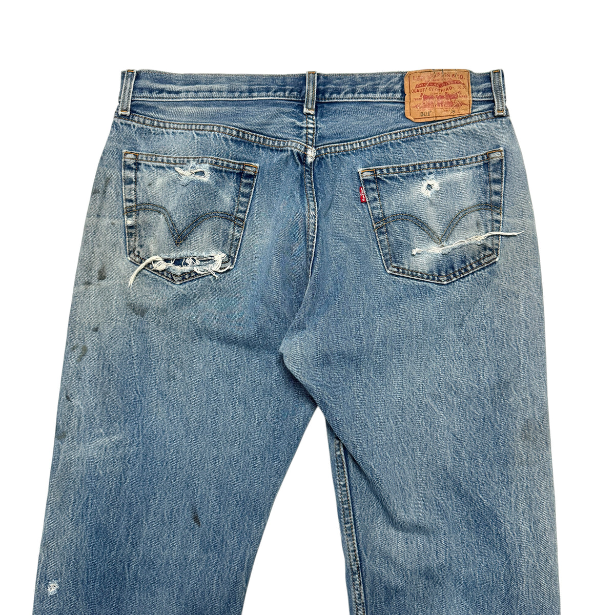 2000s Levi 501 "Distressed" Size: 36W/35L