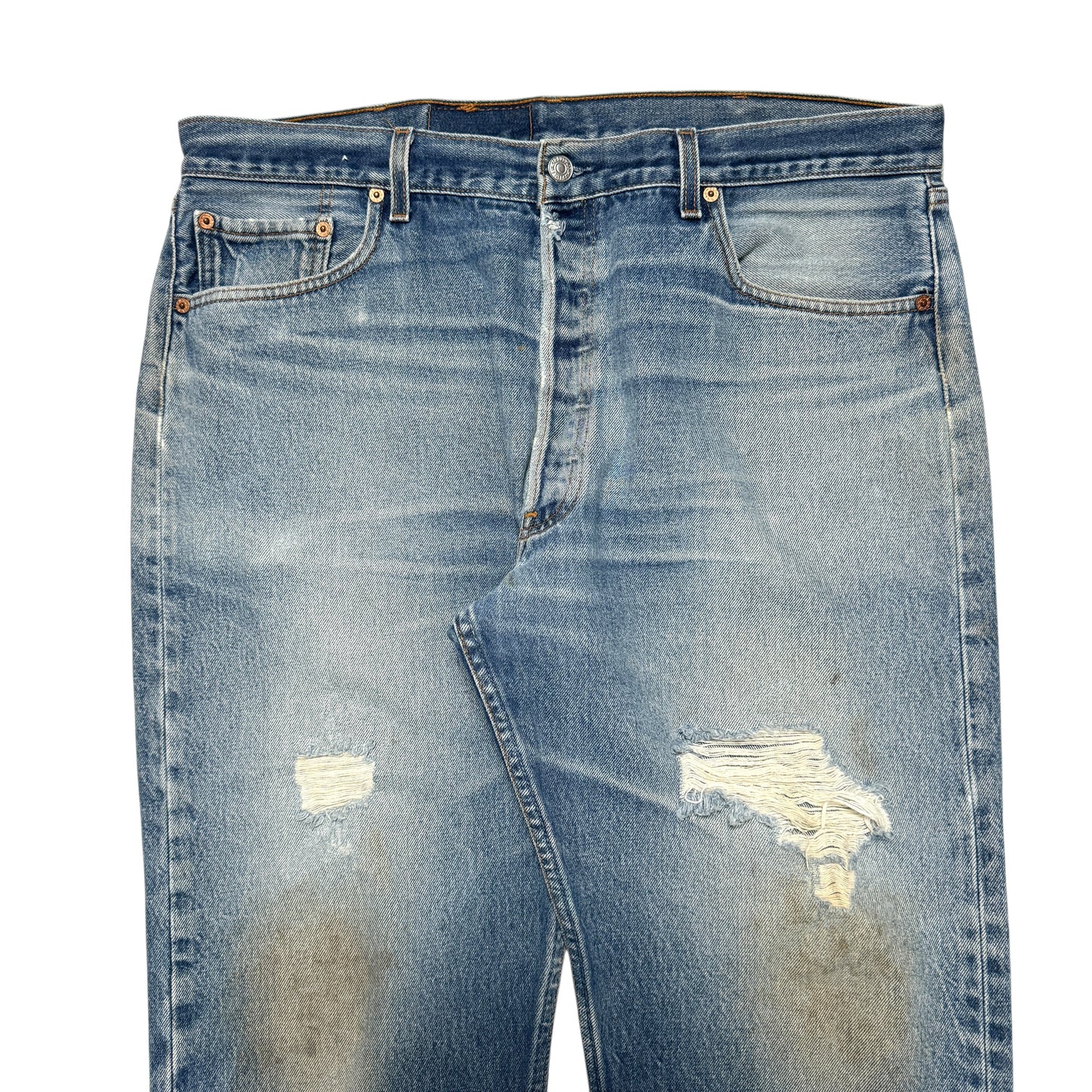 2000s Levi 501 "Distressed" Size: 38W/31L