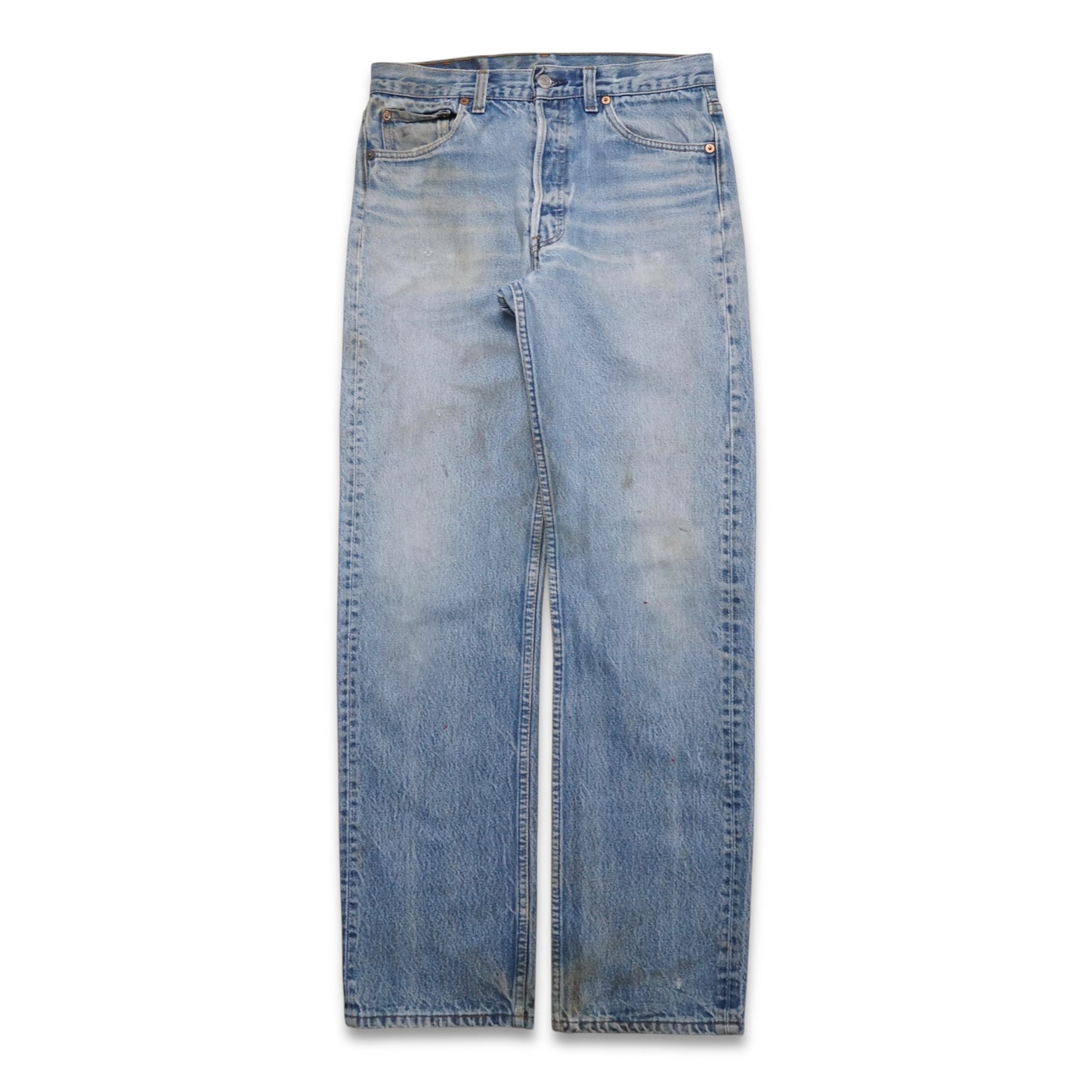 1980s Levi 501 "Oil Stains" Size: 28W/31L