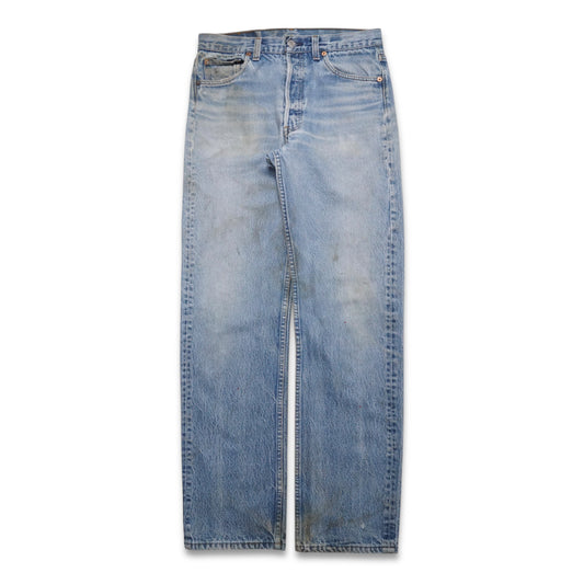 1980s Levi 501 "Oil Stains" Size: 28W/31L