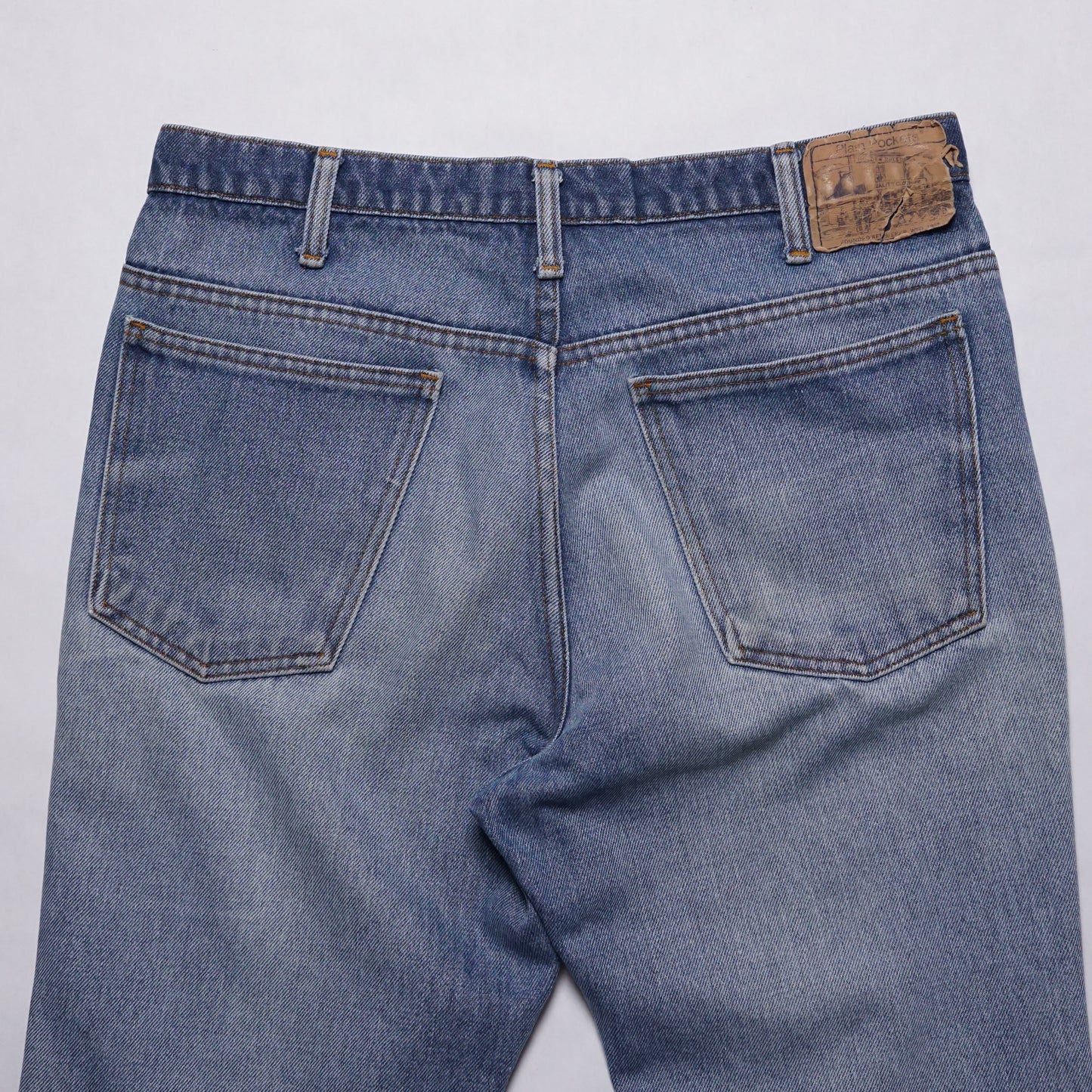 1980s Plain Pocket Flares "Faded" Size: 34W/31L