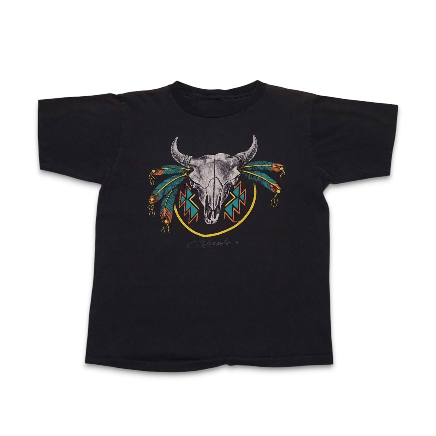 1990s Buffalo Skull "Faded" Size: M