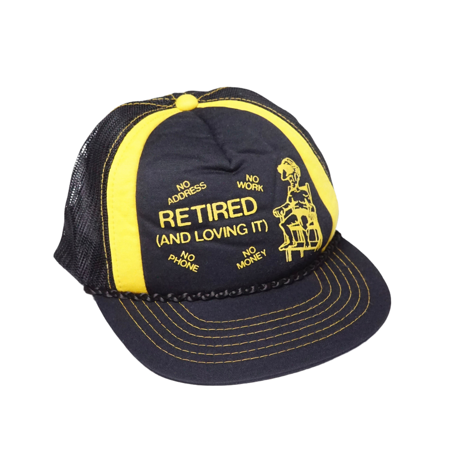 1970s Trucker Hat "Retired" Size: OS