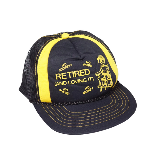 1970s Trucker Hat "Retired" Size: OS