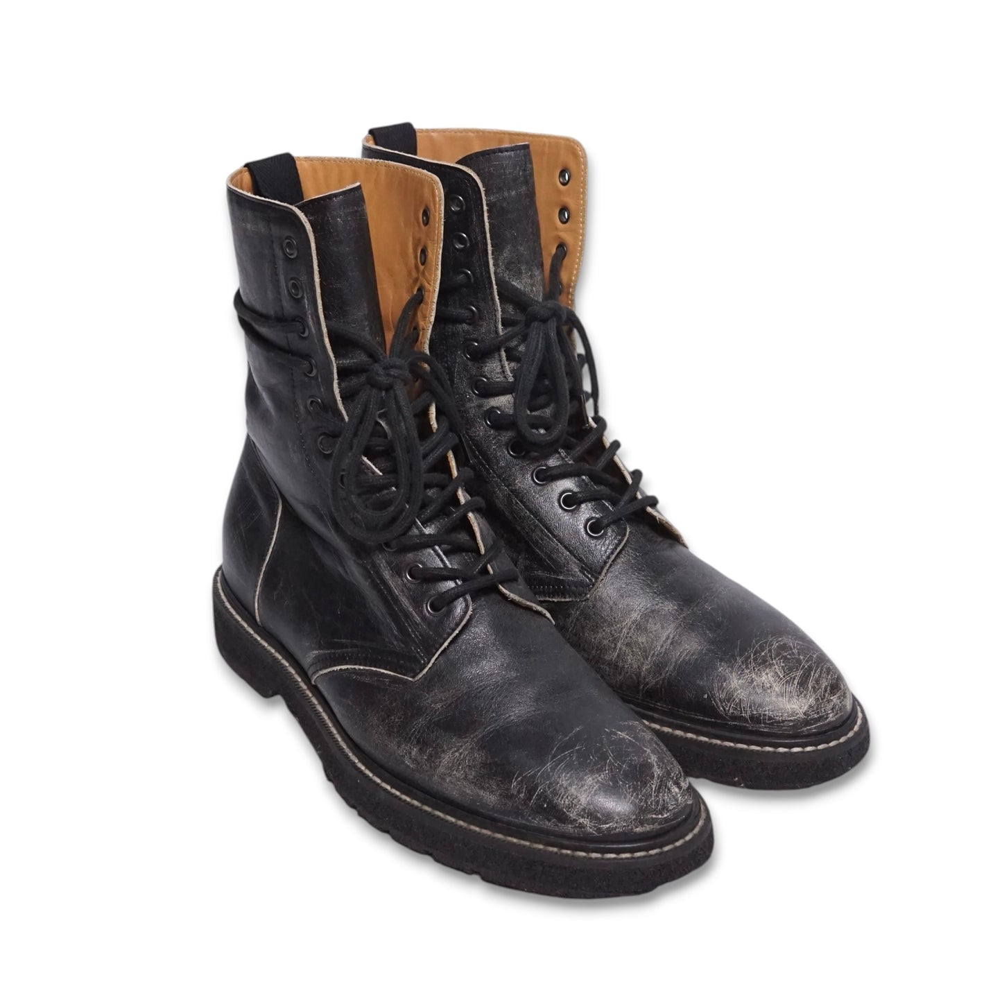Maison Margiela Combat Boot “Distressed” Size: 10M