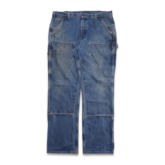 2000s Carhartt Double Knee "Denim" Size: 36W/32L