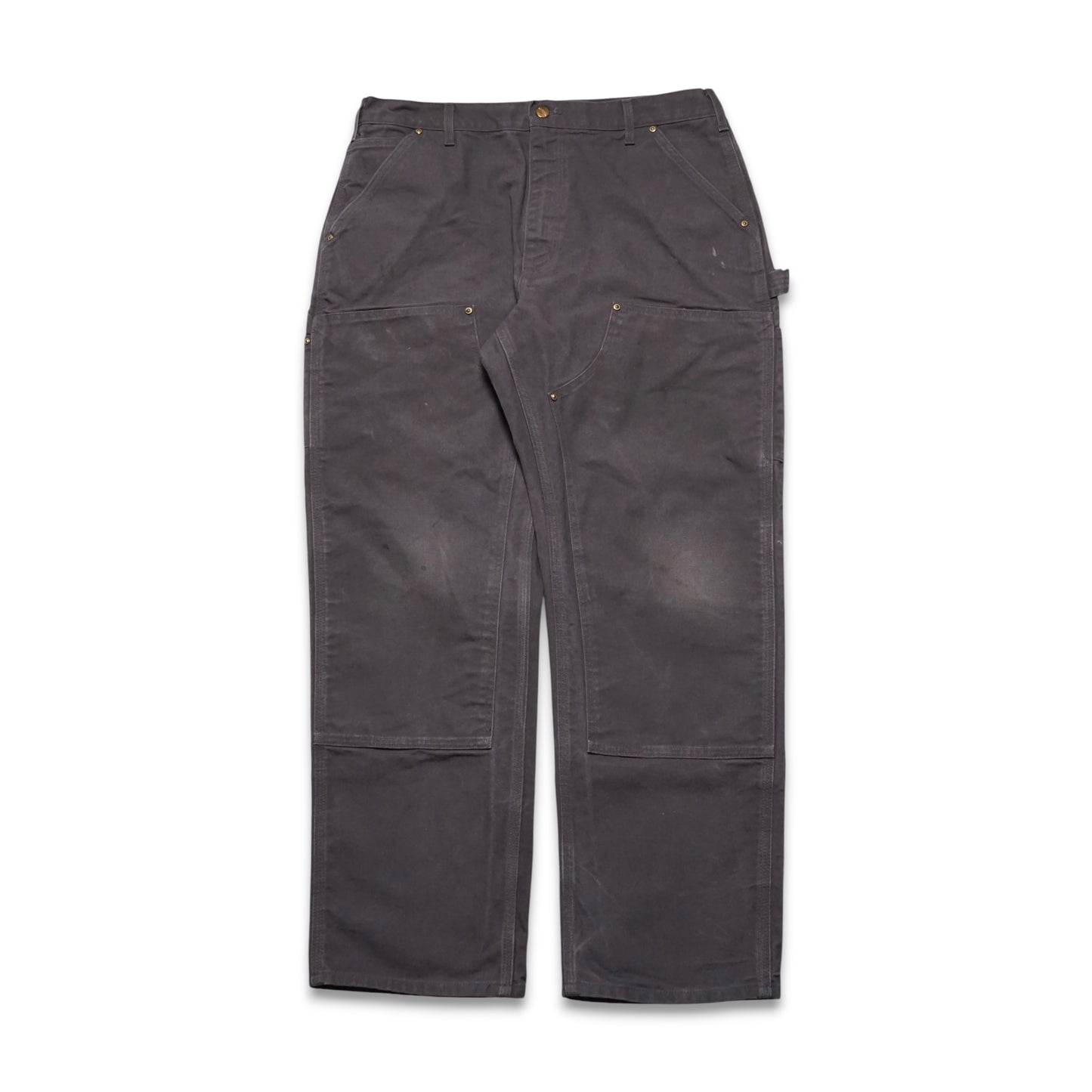 1990s Carhartt Double Knee "Grey" Size: 35W/31L