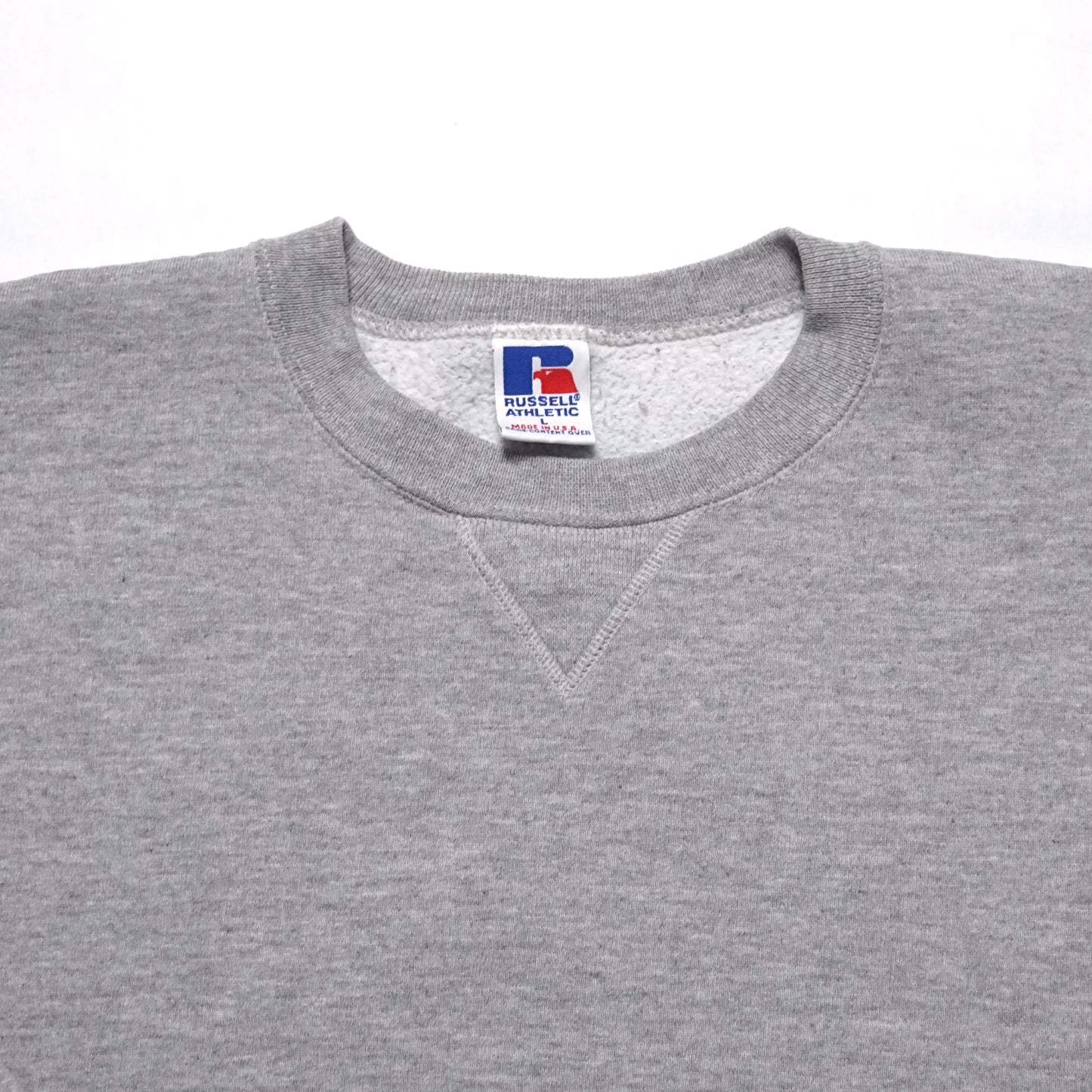 1990s Russell Athletic Sweatshirt "Grey" Size: L/XL