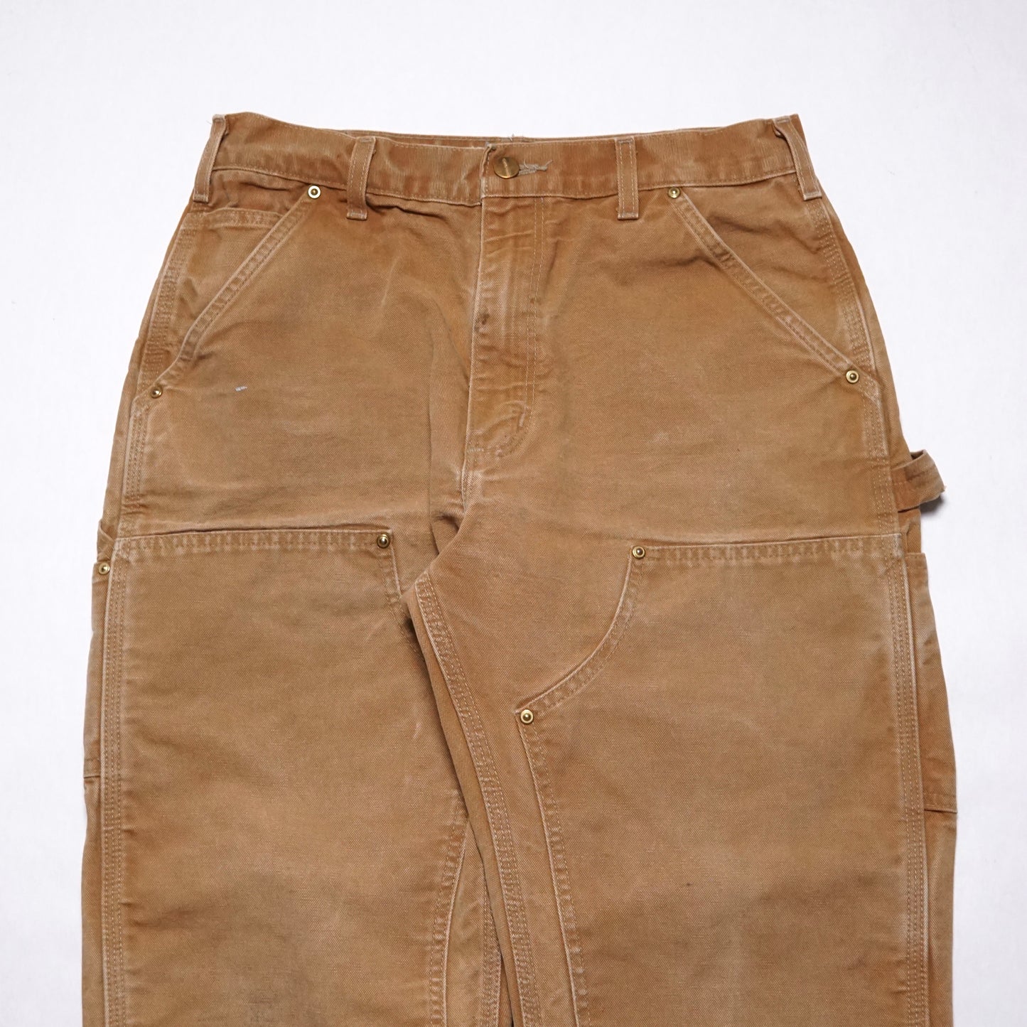 1990s Carhartt Double Knee "Khaki" Size: 31W/32L
