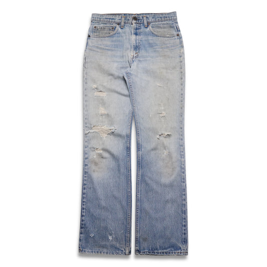 1980s Levi 517 "Thrashed" Size: 31W/33L