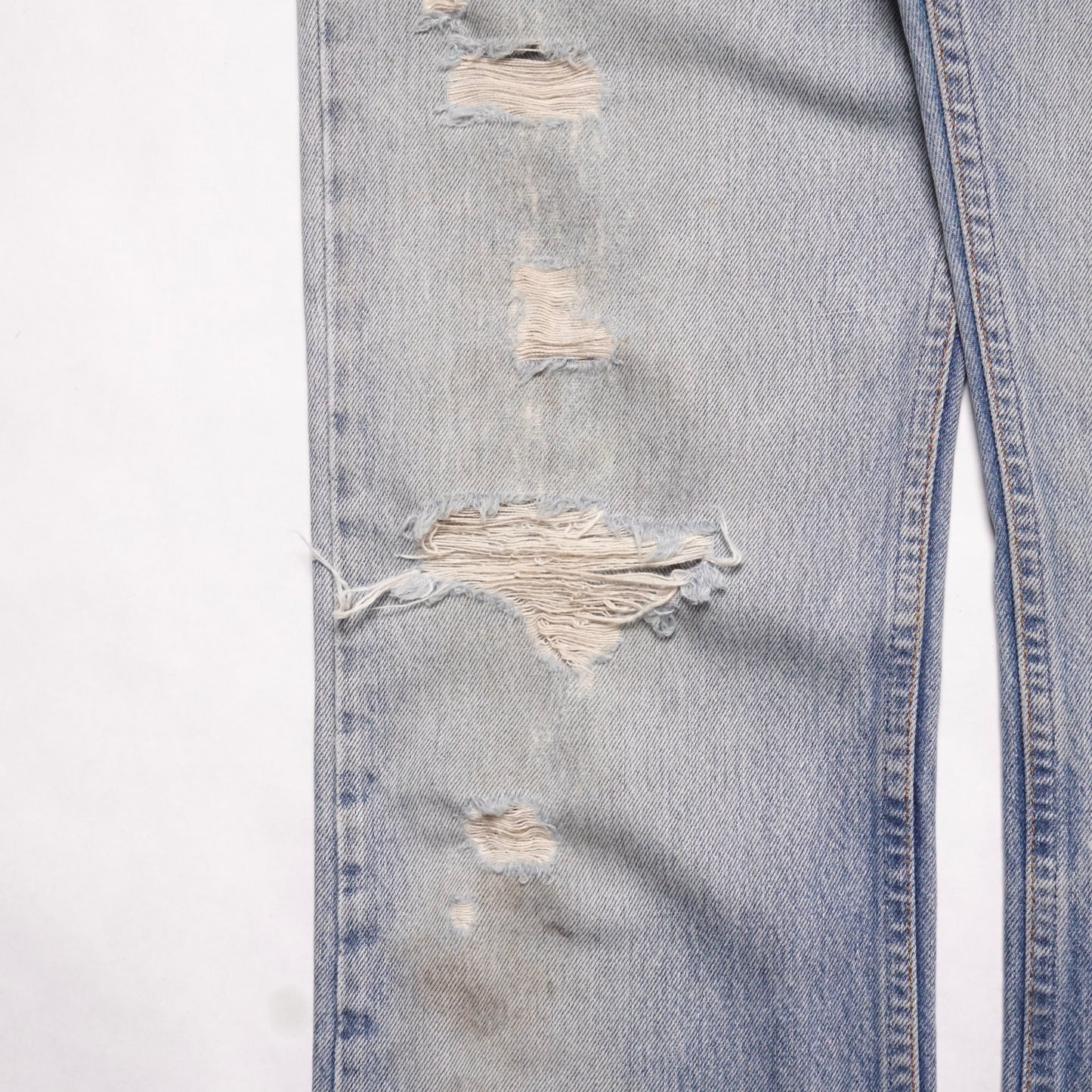 1980s Levi 517 "Thrashed" Size: 31W/33L