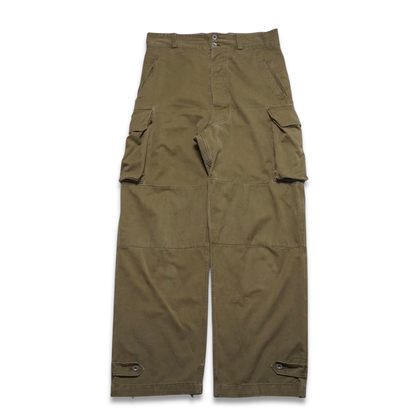 1950s French Military M-47 Cargo Pant Size: 35W/32L