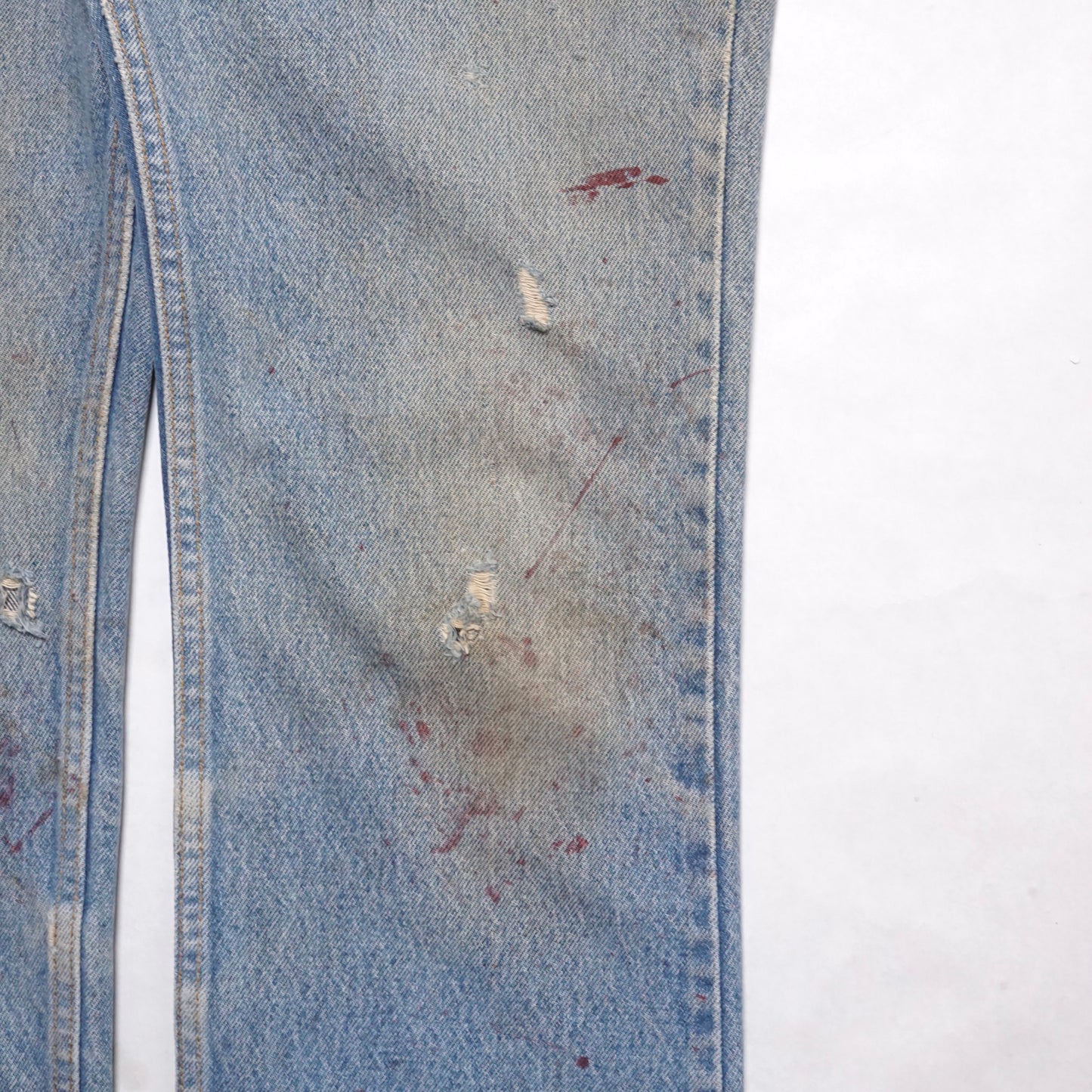 1980s Levi 517 Orange Tab "Light Wash" Size: 33W/33L