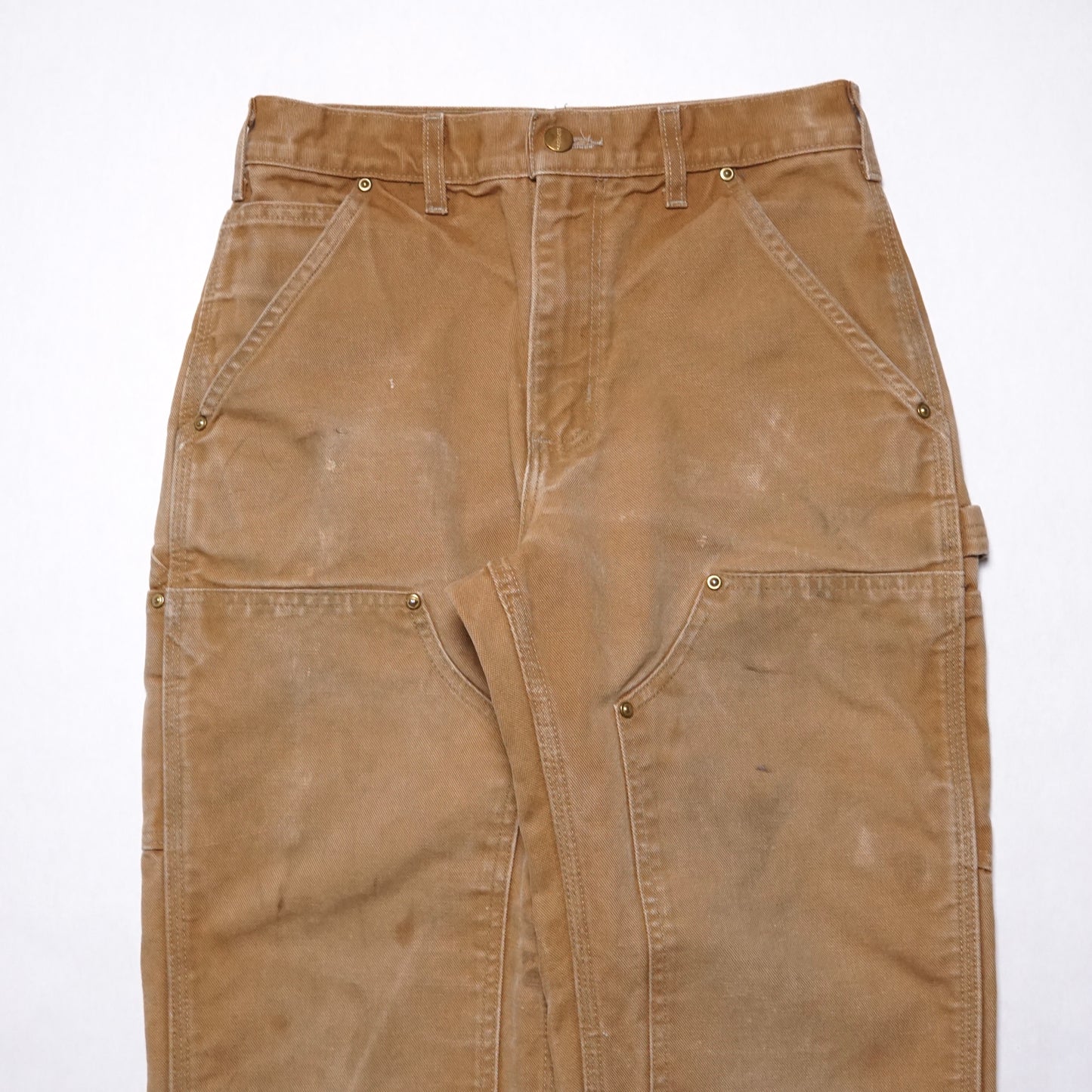 1990s Carhartt Double Knee "Khaki" Size: 27W/29L
