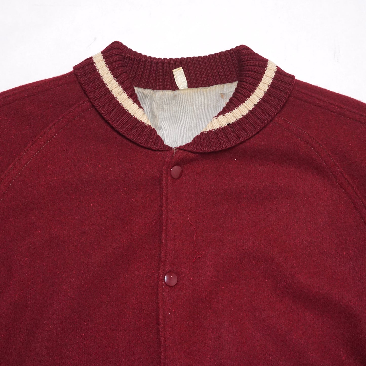 1960s Varsity Letterman Jacket “Maroon” Size: L/XL