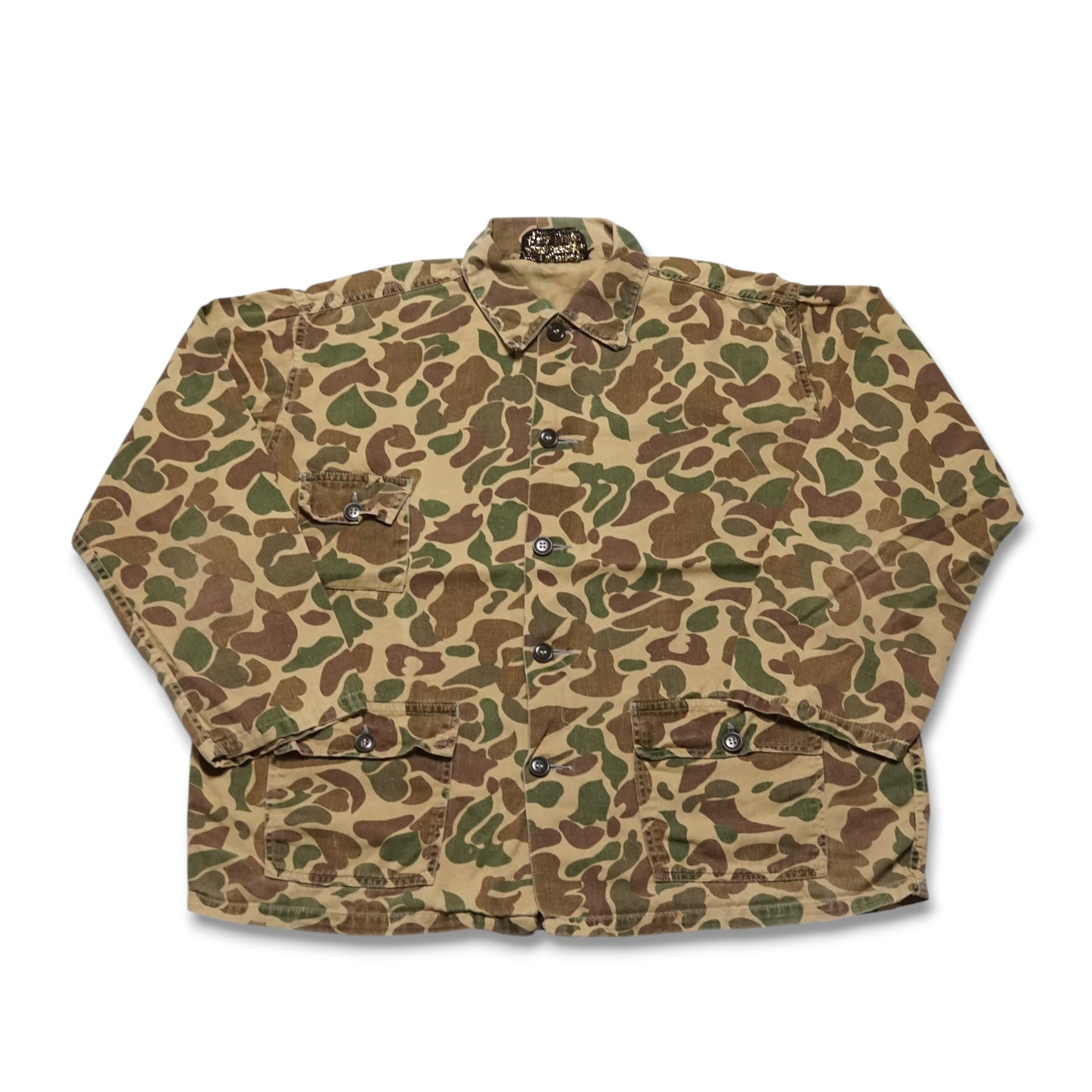 1980s Camo Over Shirt Size: L/XL