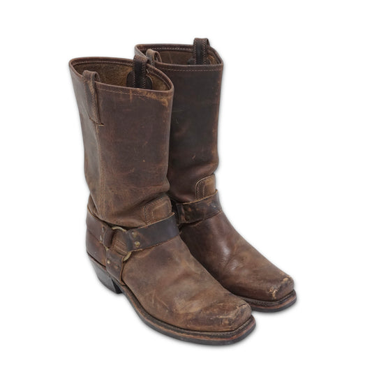 1990s Frye Harness Boot “Brown” Size: 8M