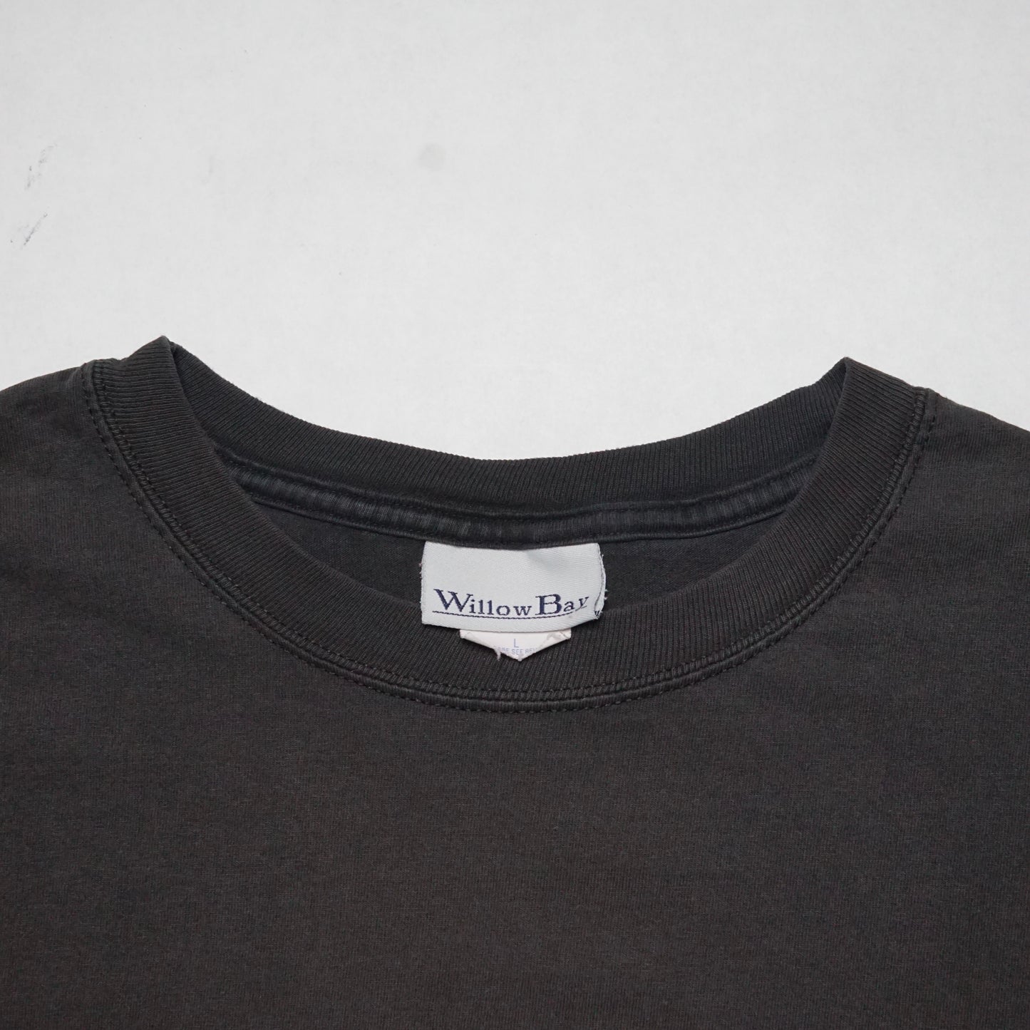 1990s Black Blank "Faded" Size: L/XL