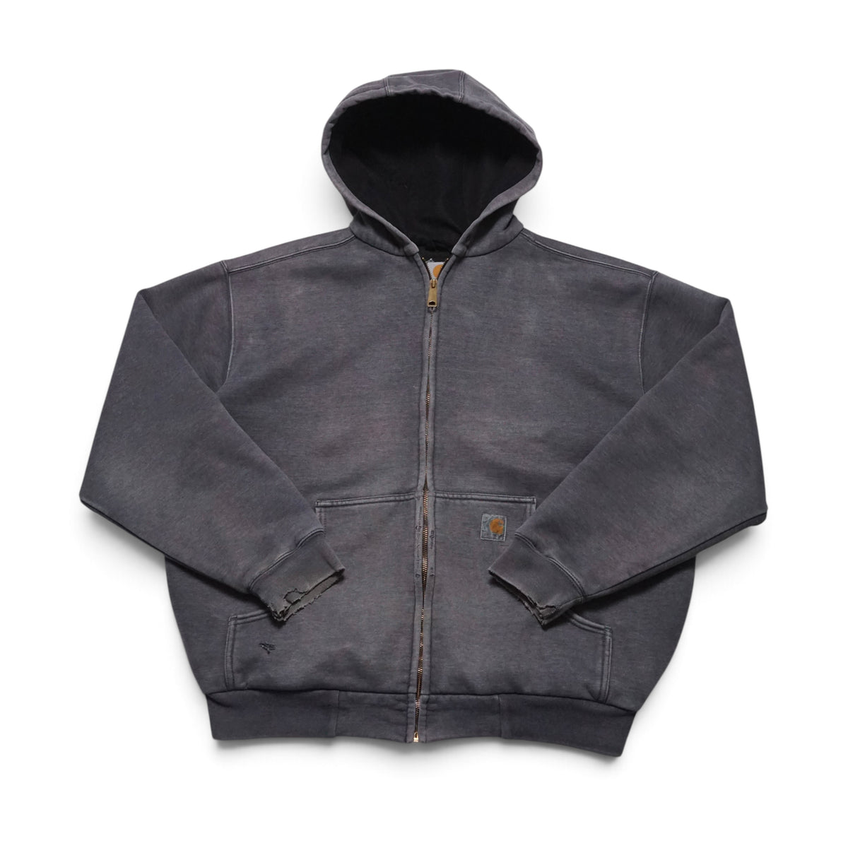 2000s Carhartt Thermal Zip Up Hoodie Size: XL