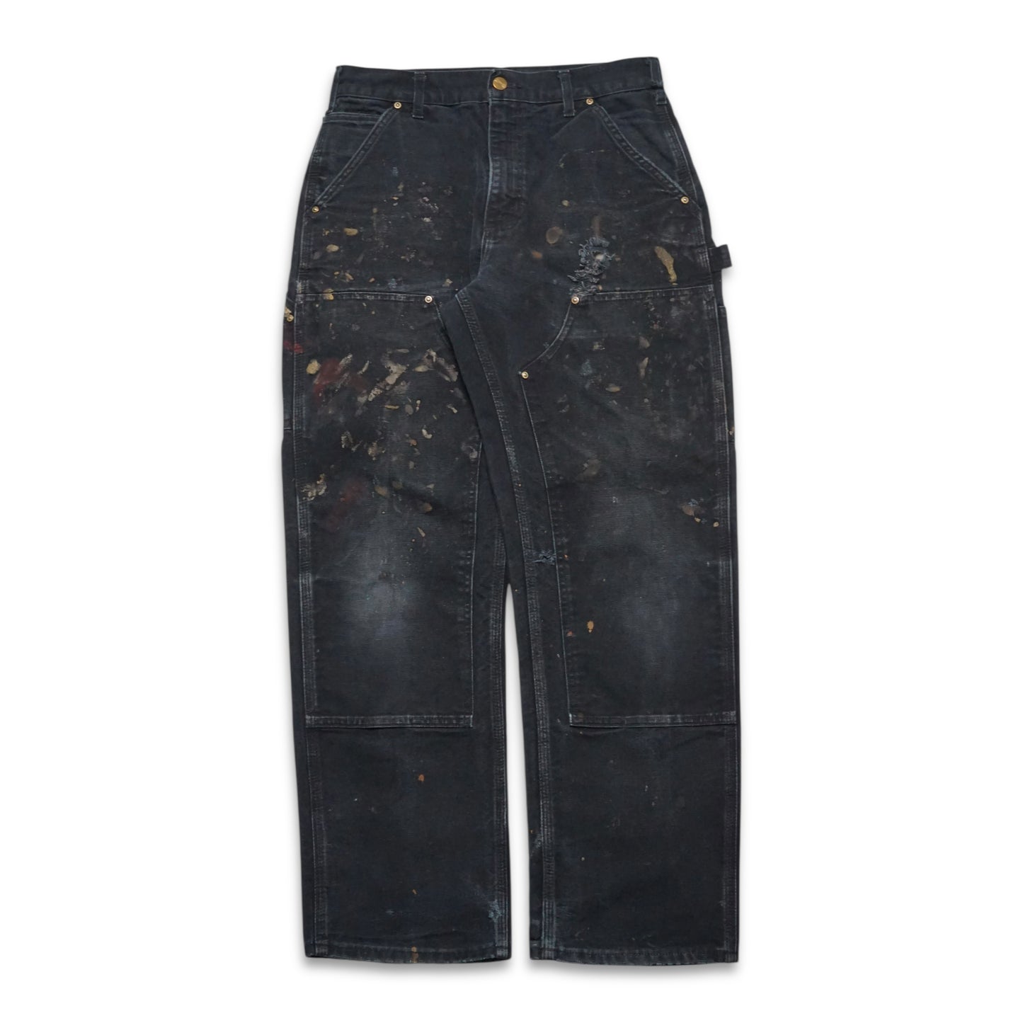 1990s Carhartt Double Knee "Paint Splatter" Size: 30W/30L