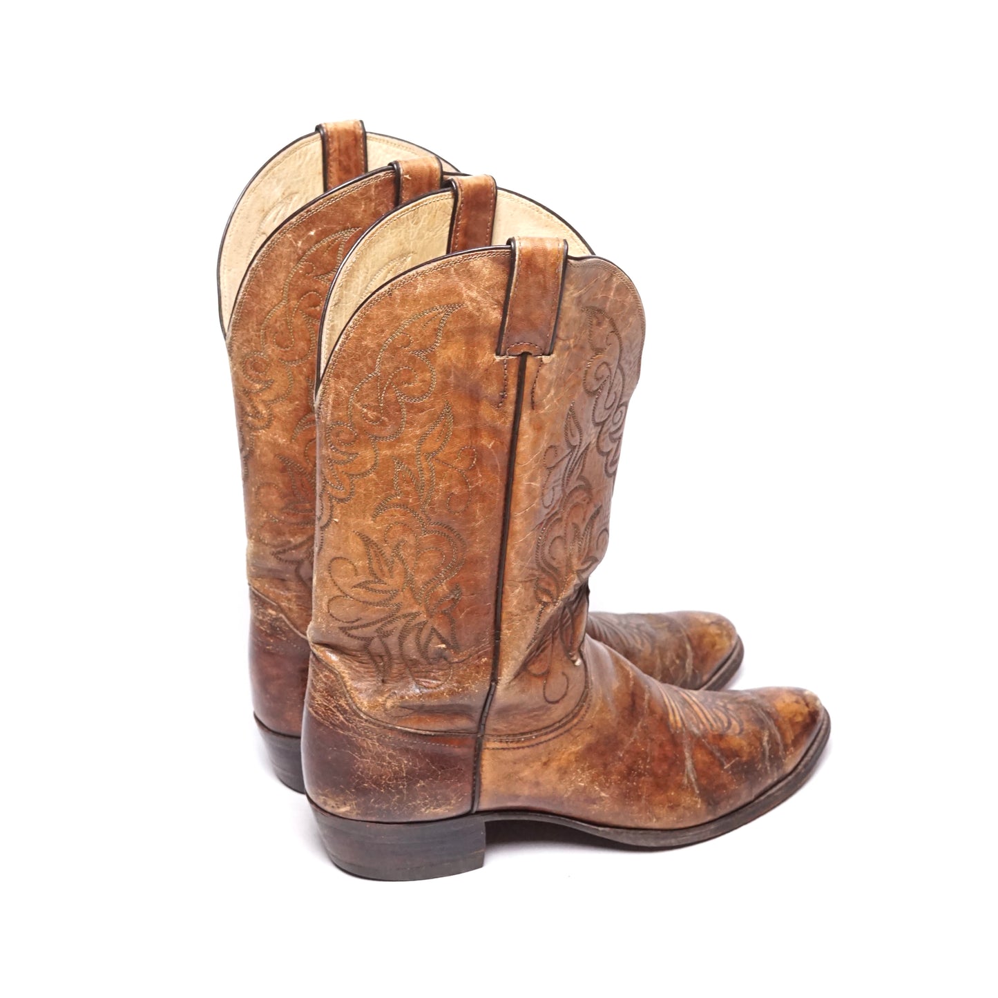 1980s Justin Cowboy Boot Size: 11M