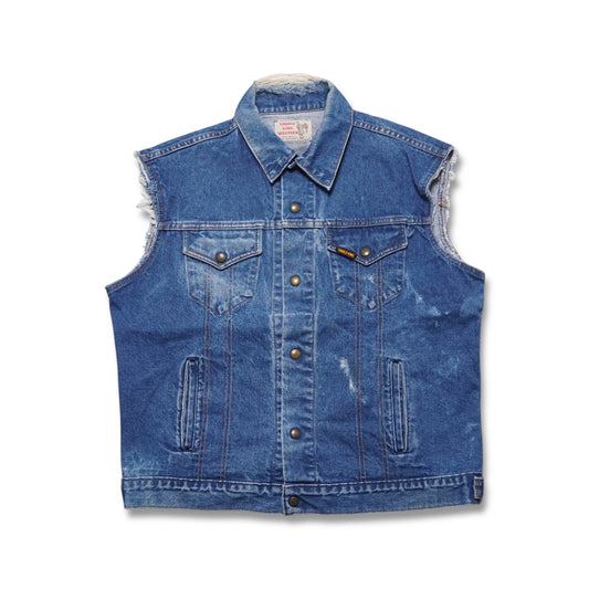 1970s Saddle King Denim Cut Off Size: L