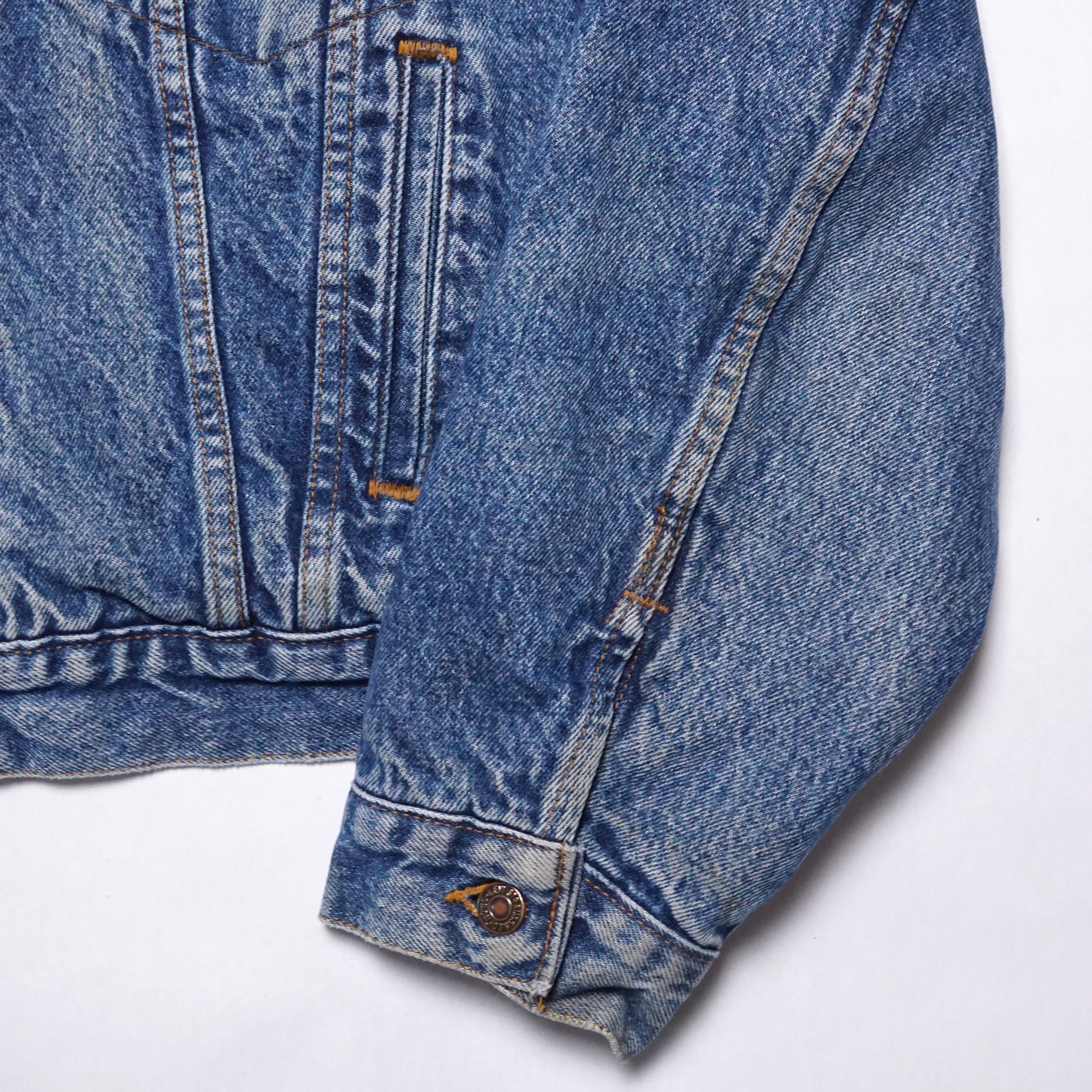 1980s Levi Type 3 Denim Jacket "Stone" Size: L/XL