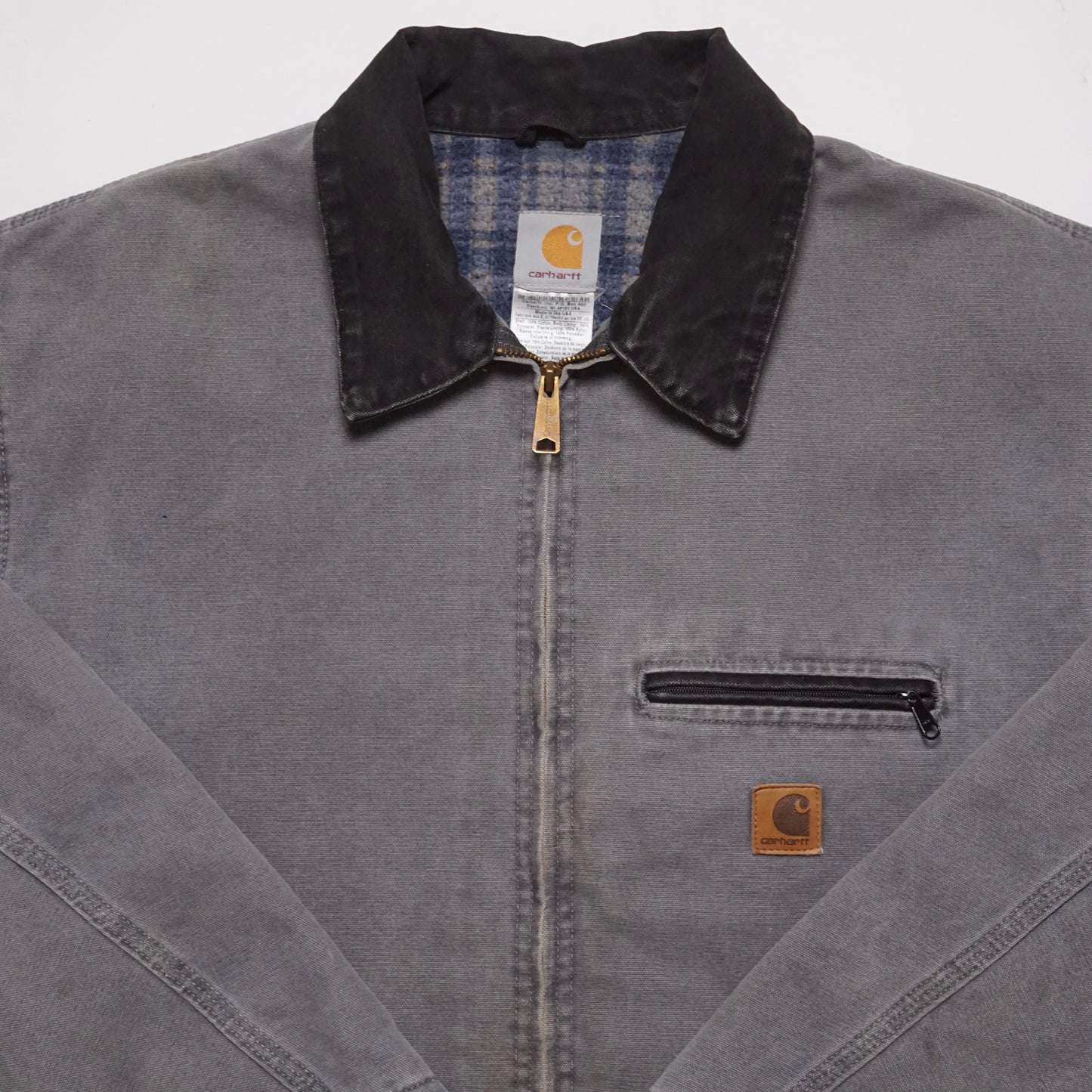 2000s Carhartt Detroit Jacket "Grey" Size: XXL