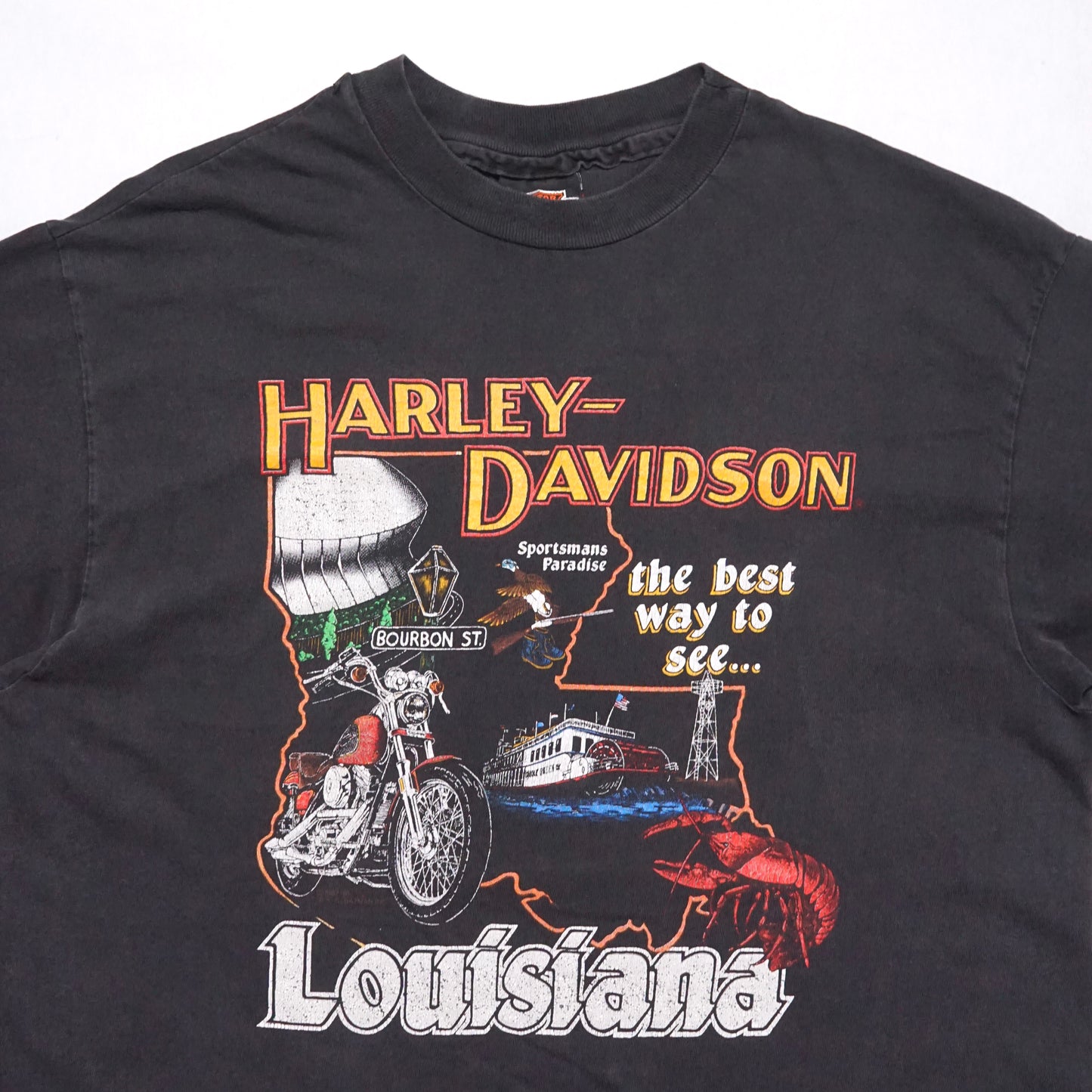 1990s Harley Davidson "Louisiana" Size: M