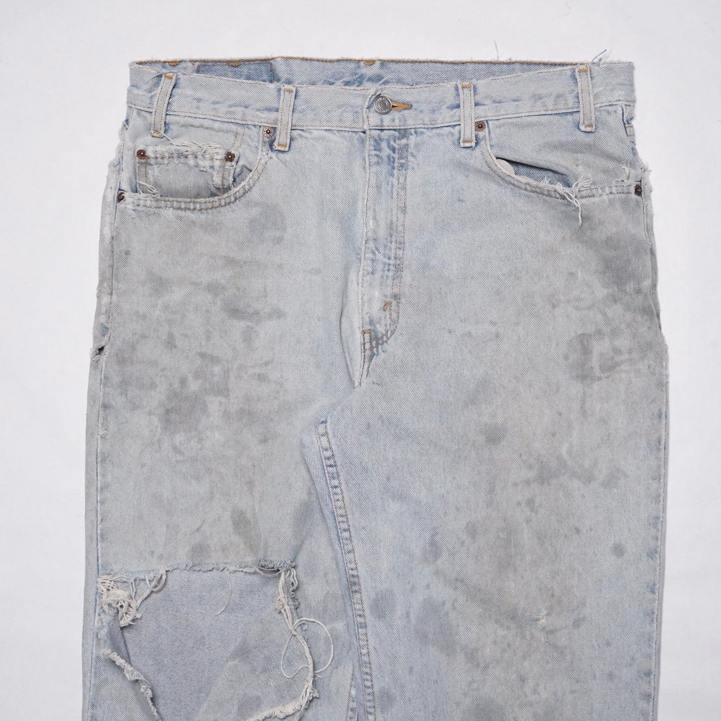 1990s Levi Denim "Thrashed" Size: 34W/30L