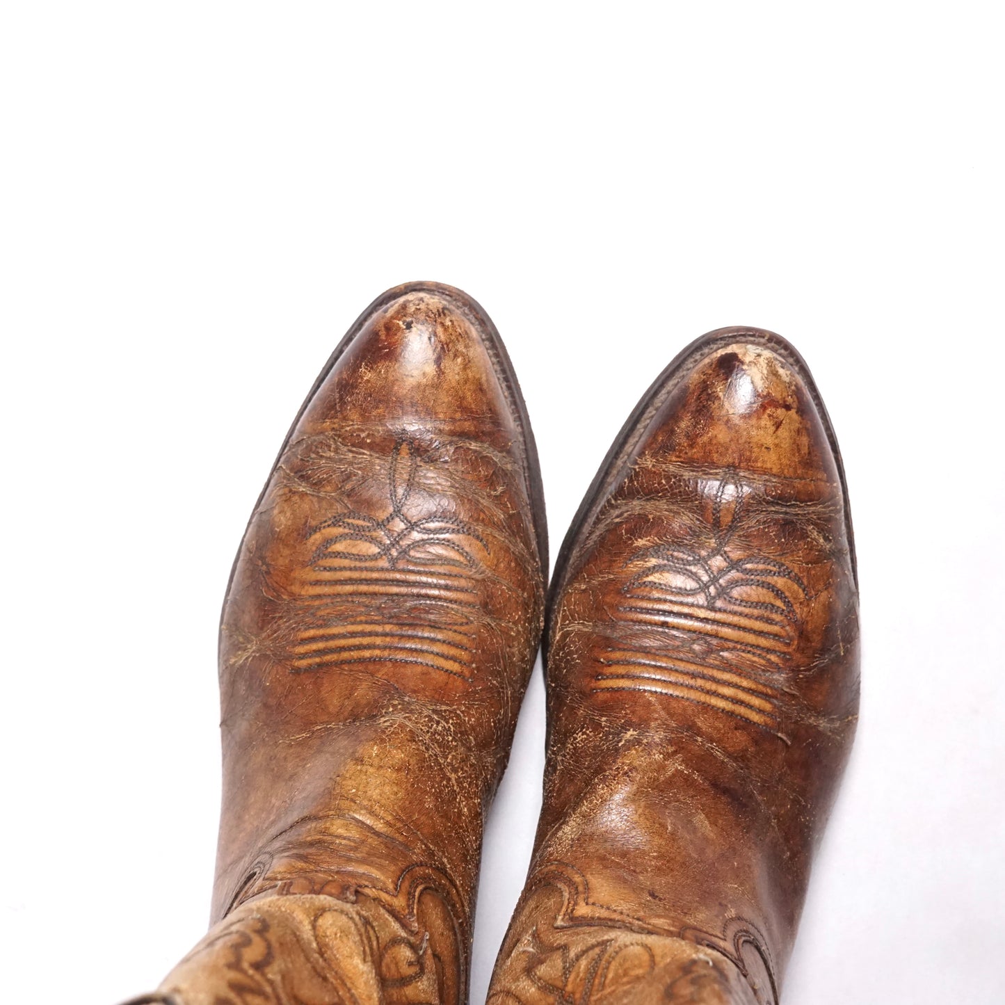 1980s Justin Cowboy Boot Size: 11M