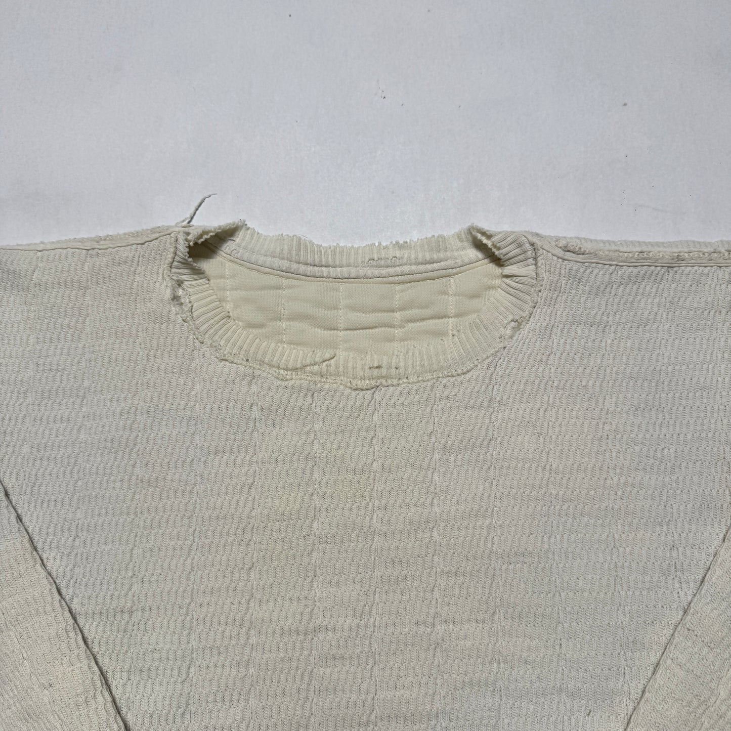 1970s Thermal Sweatshirt Size: S/M