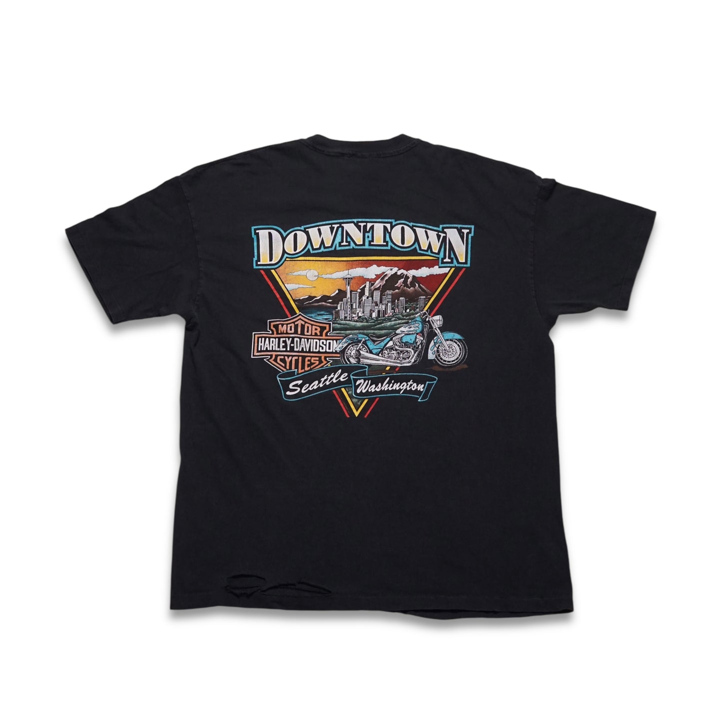 1990s Harley Davidson "Seattle" Size: L/XL