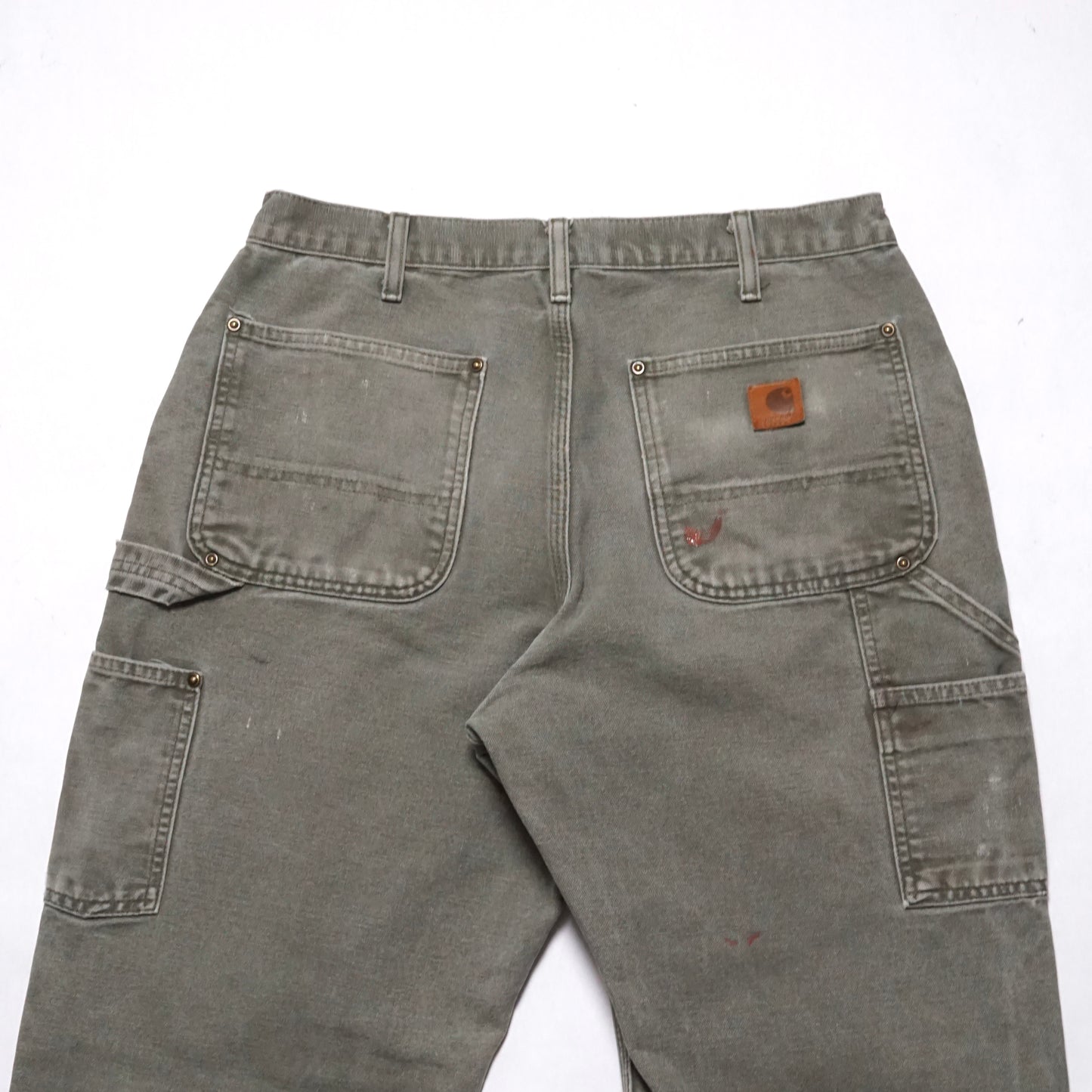 2000s Carhartt Double Knee “Moss” Size: 32W/30L