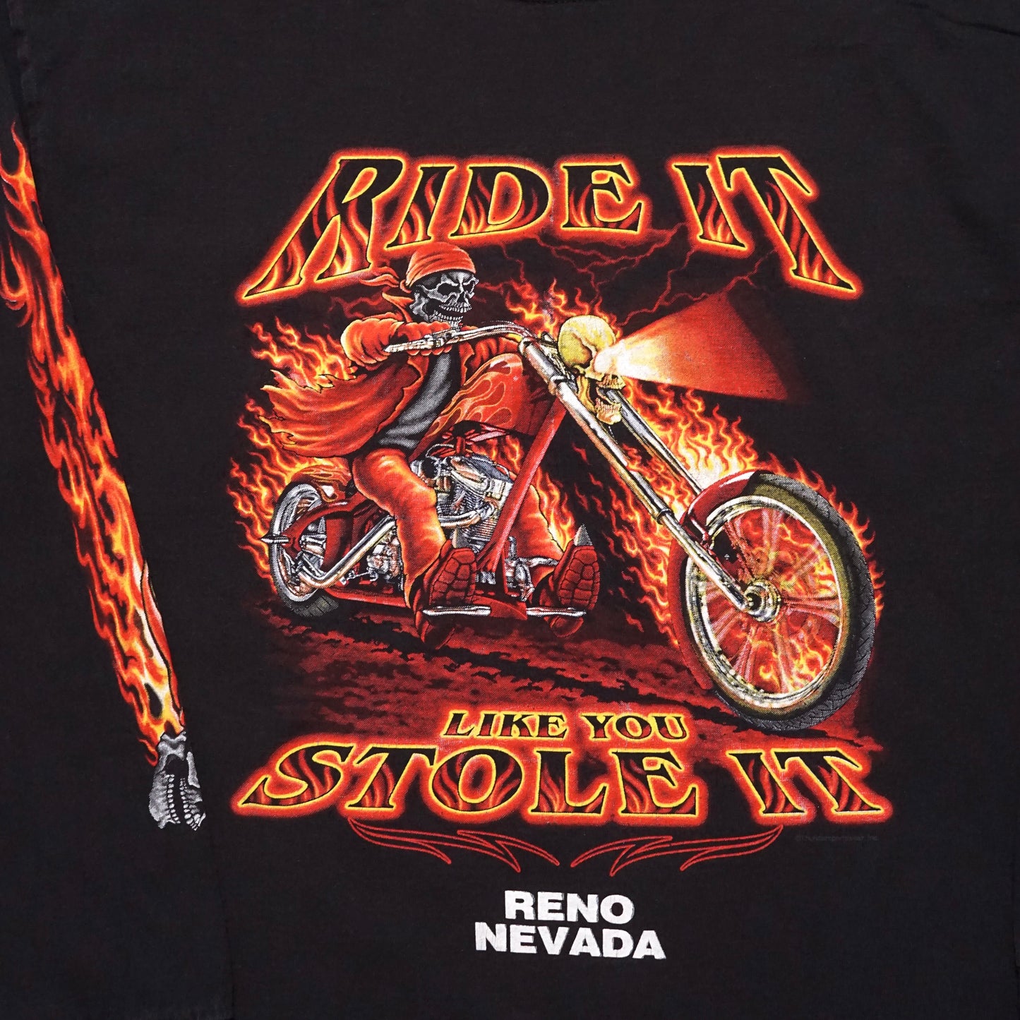 2000s Biker Long Sleeve “Stole It” Size: L/XL